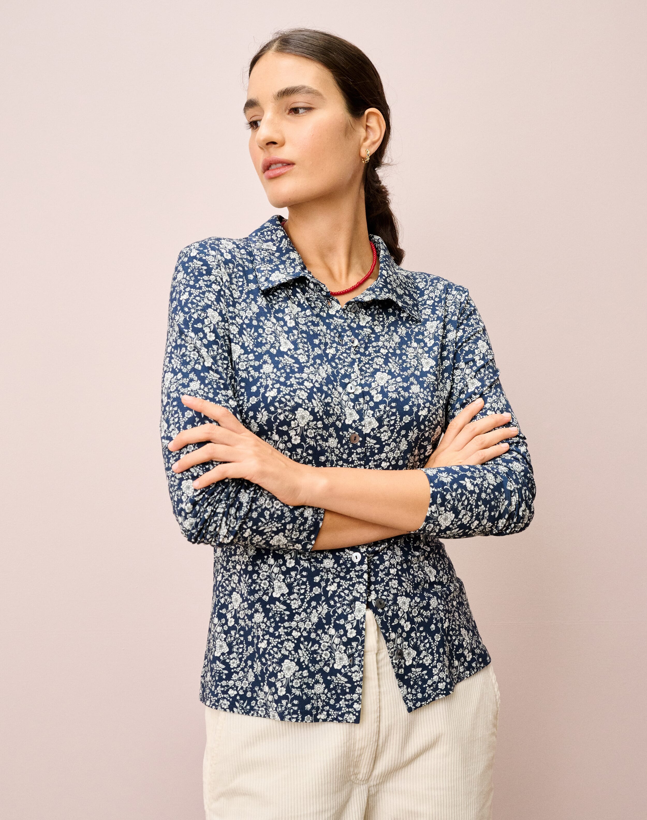 Liberty Print Jersey Shirt