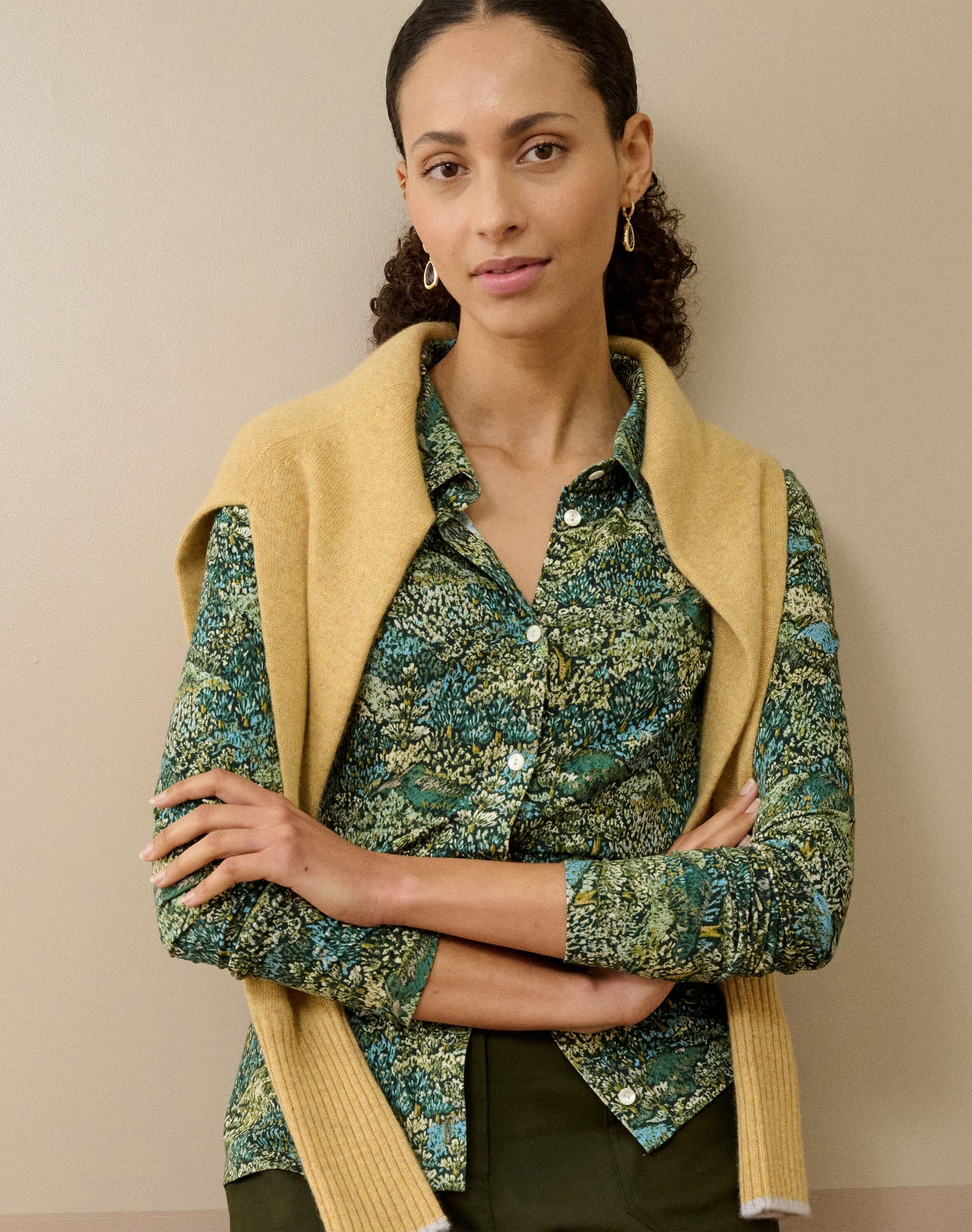 Liberty Print Jersey Shirt