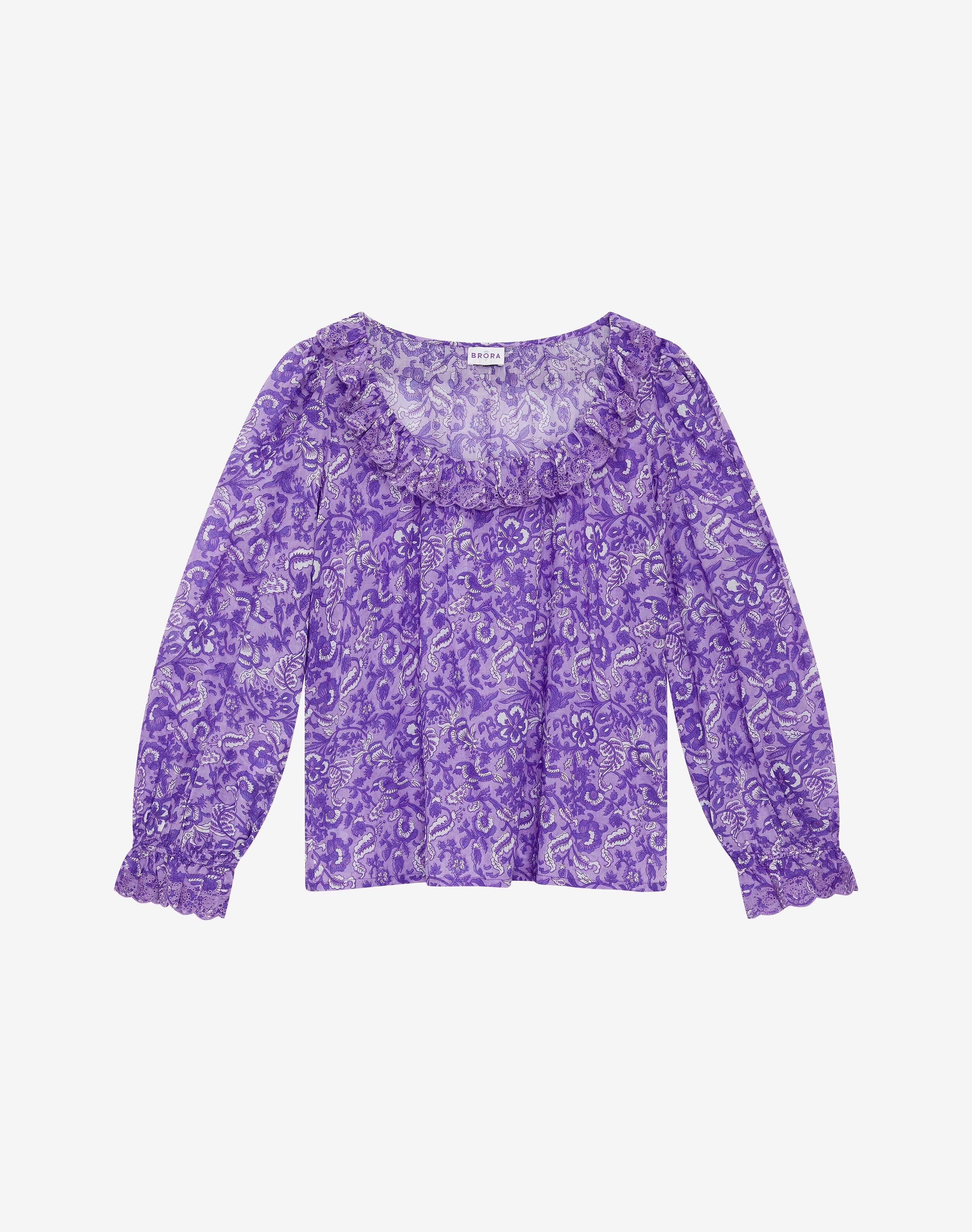 Organic Cotton Block Print Blouse