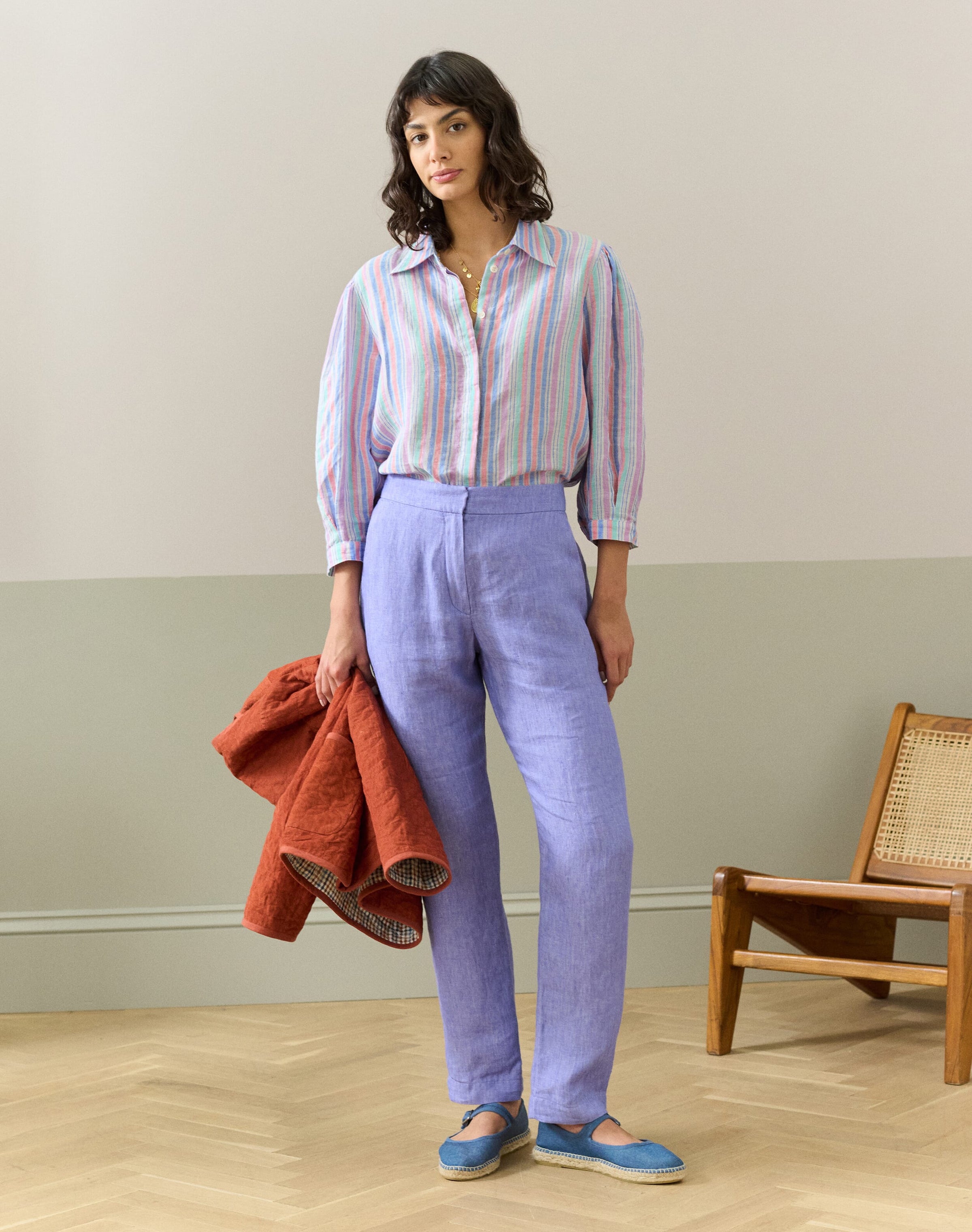 Linen Stripe Shirt