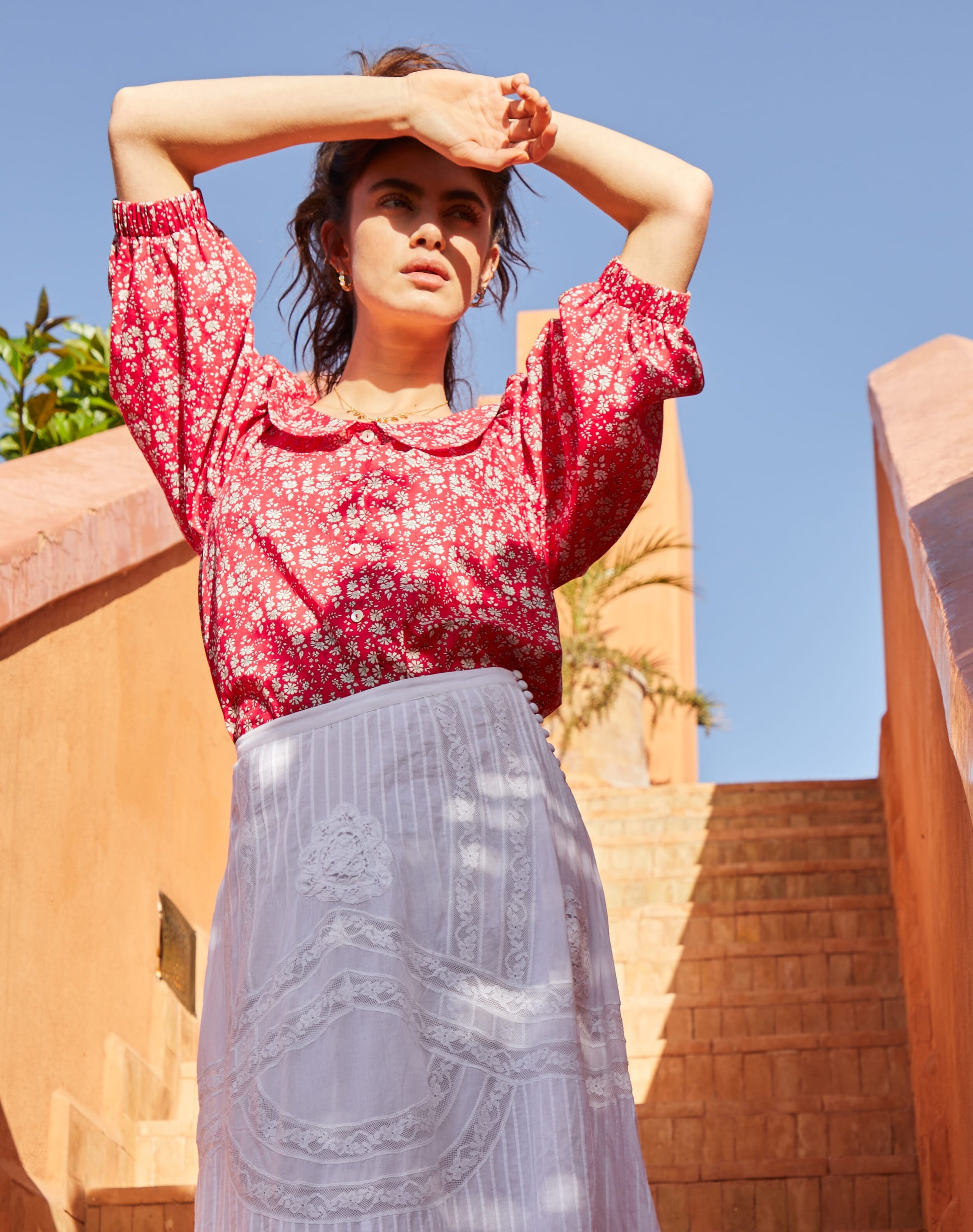 Liberty Print Organic Cotton Blouse