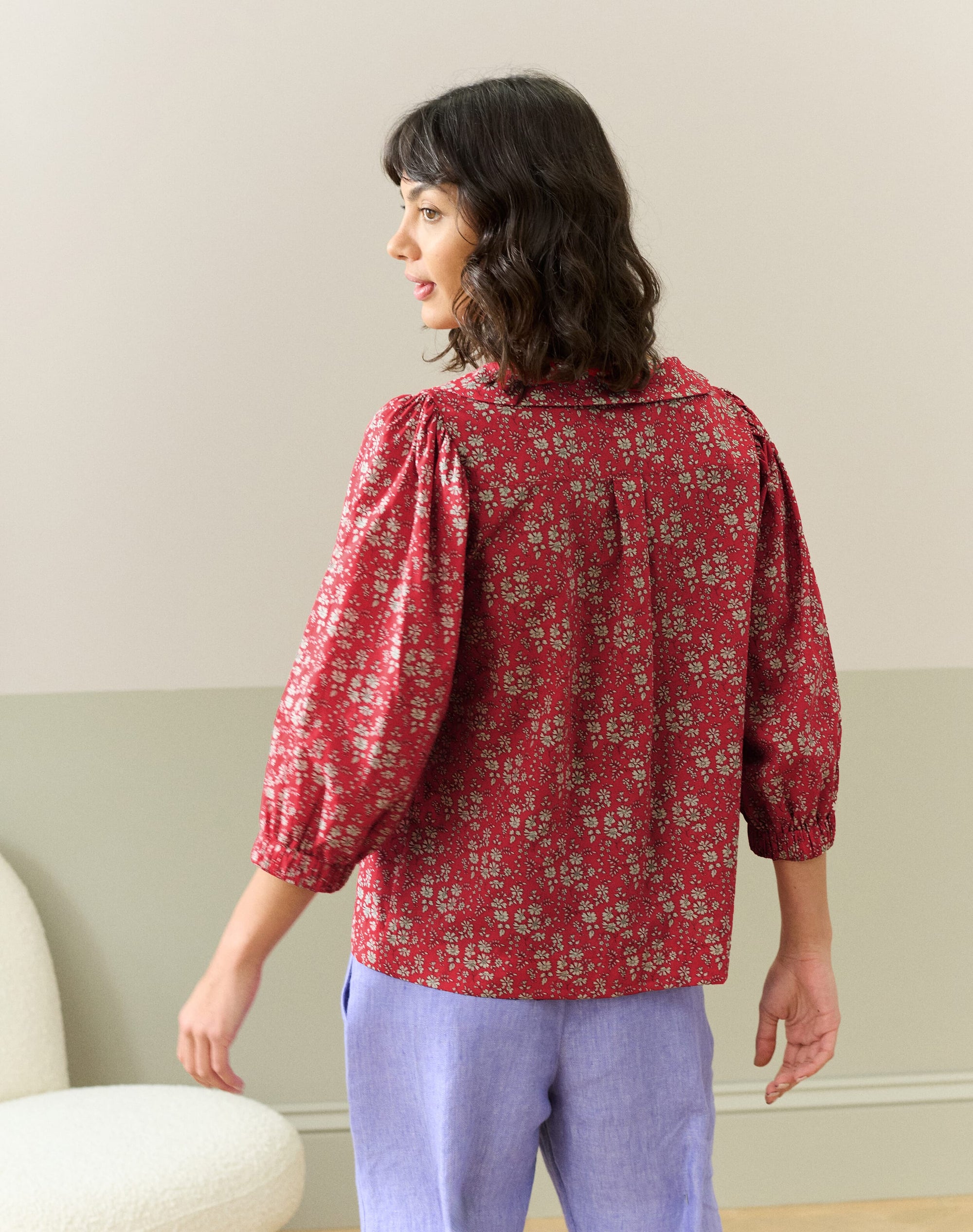 Liberty Print Organic Cotton Blouse