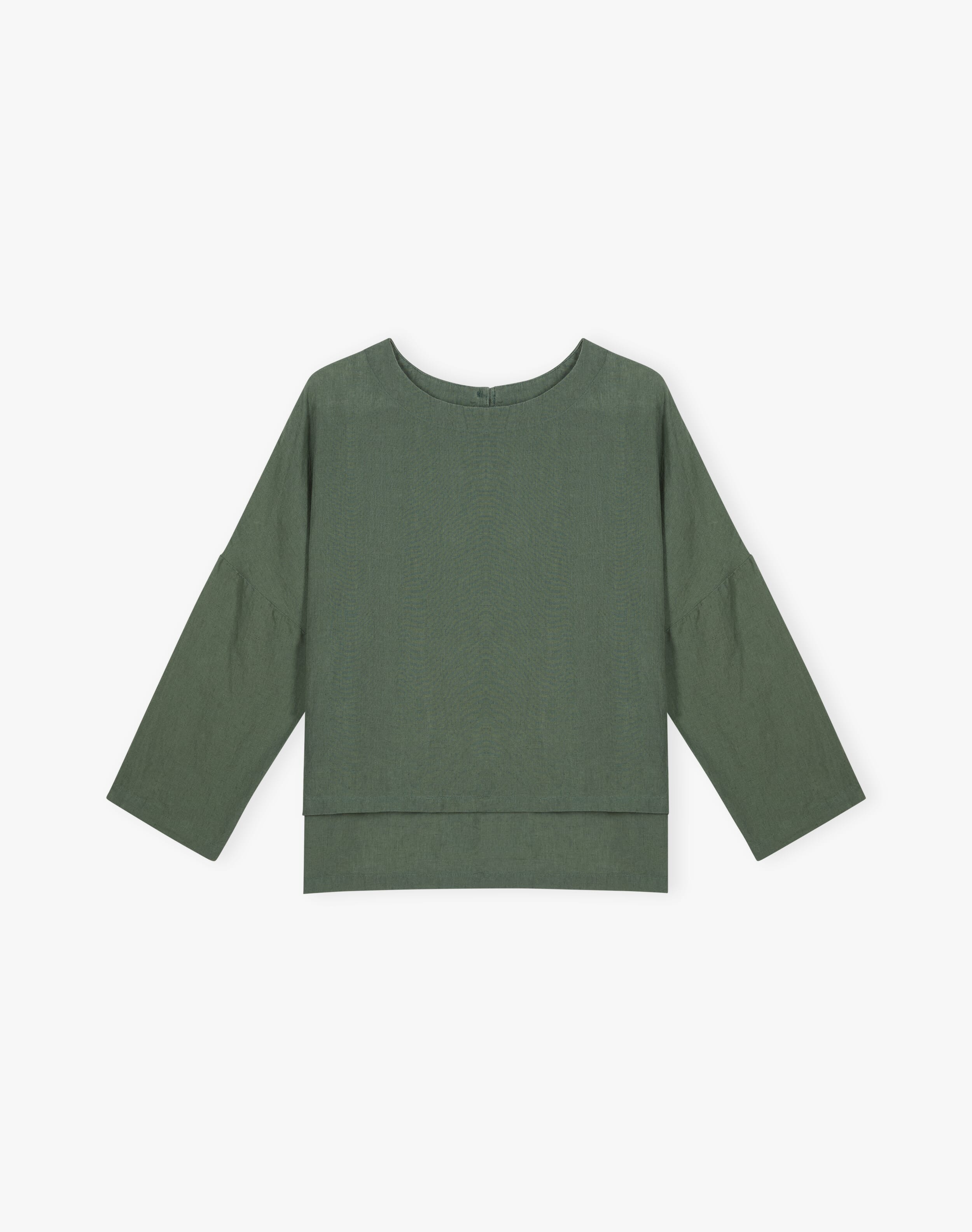 Washed Linen Top