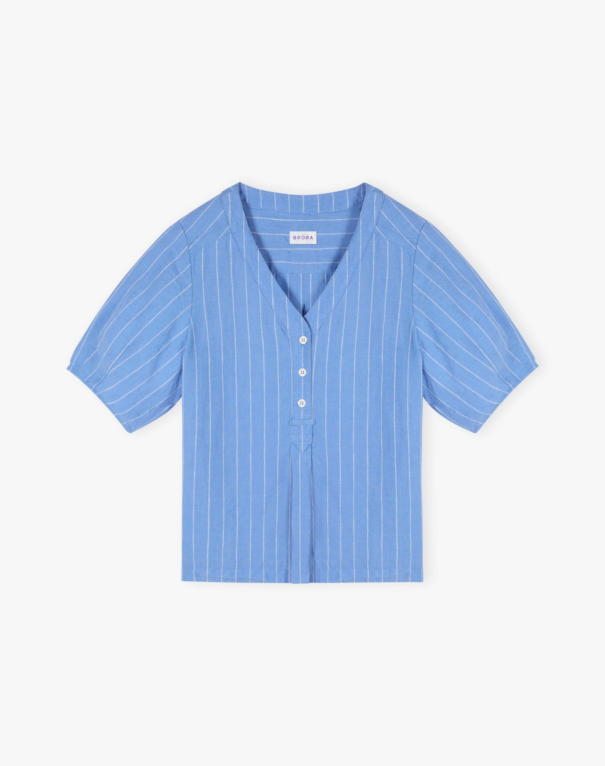 Linen Stripe Blouse