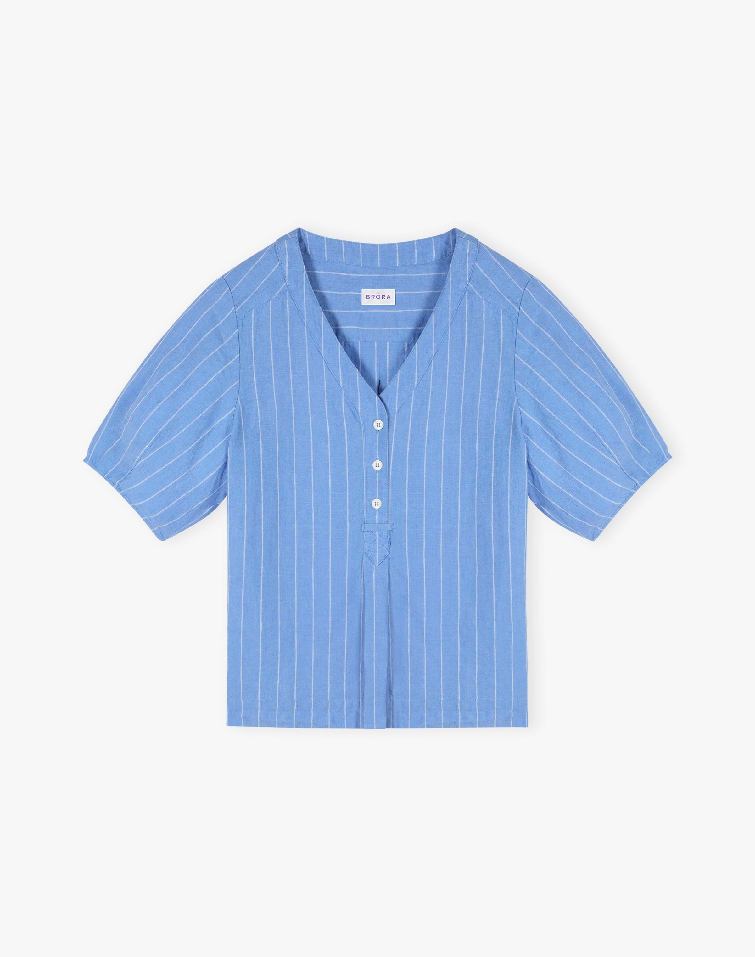Linen Stripe Blouse