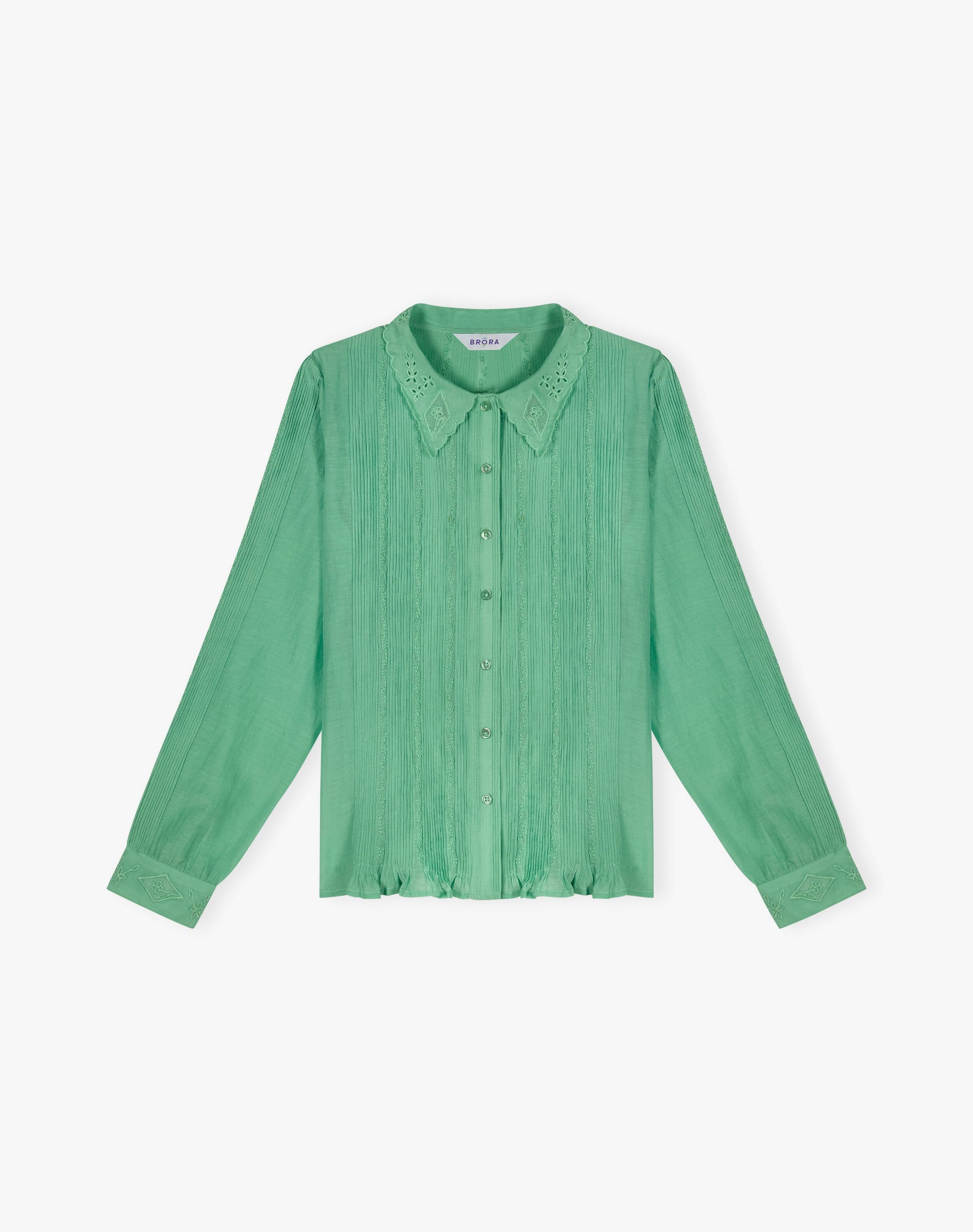 Silk Cotton Embroidered Blouse