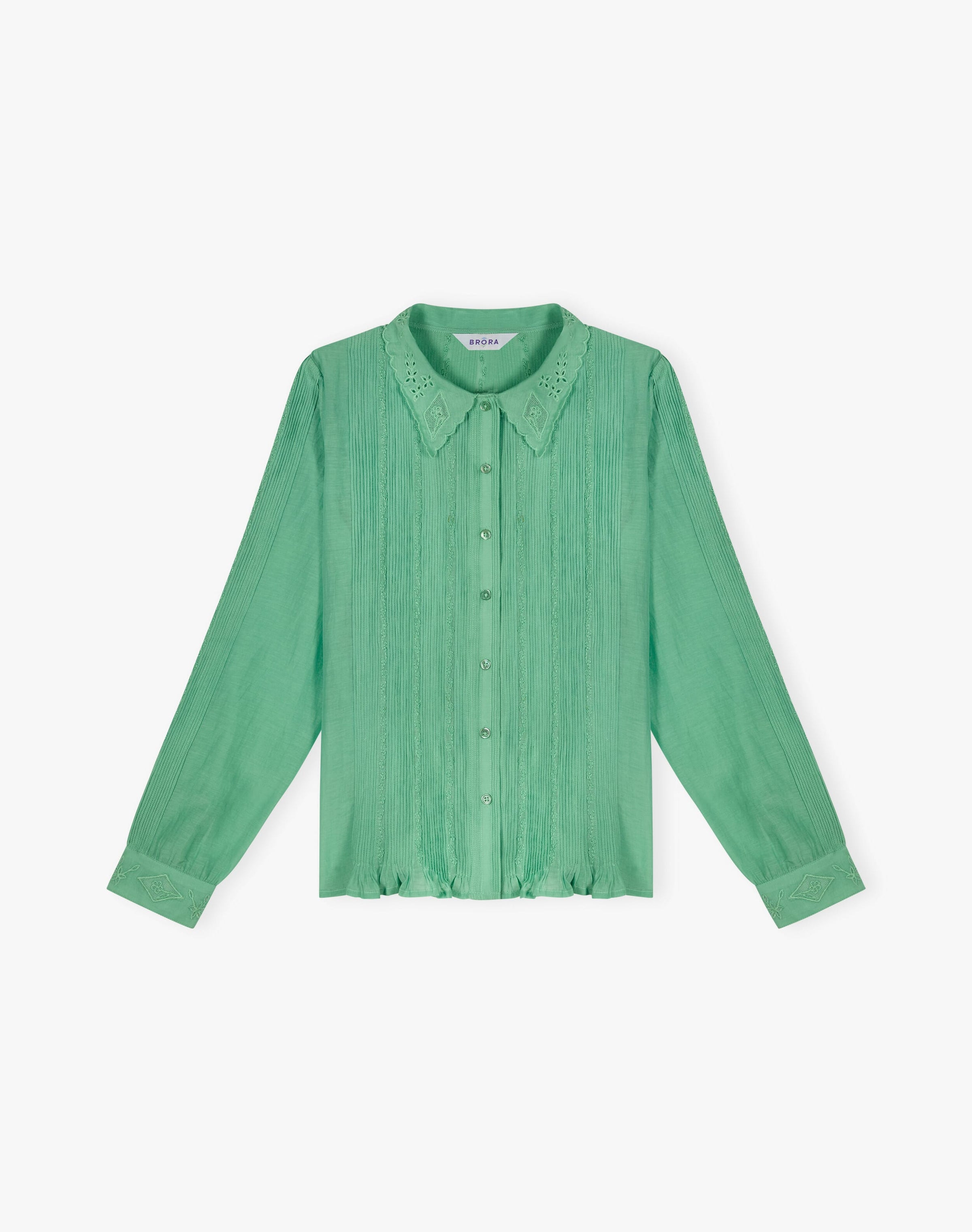 Silk Cotton Embroidered Blouse
