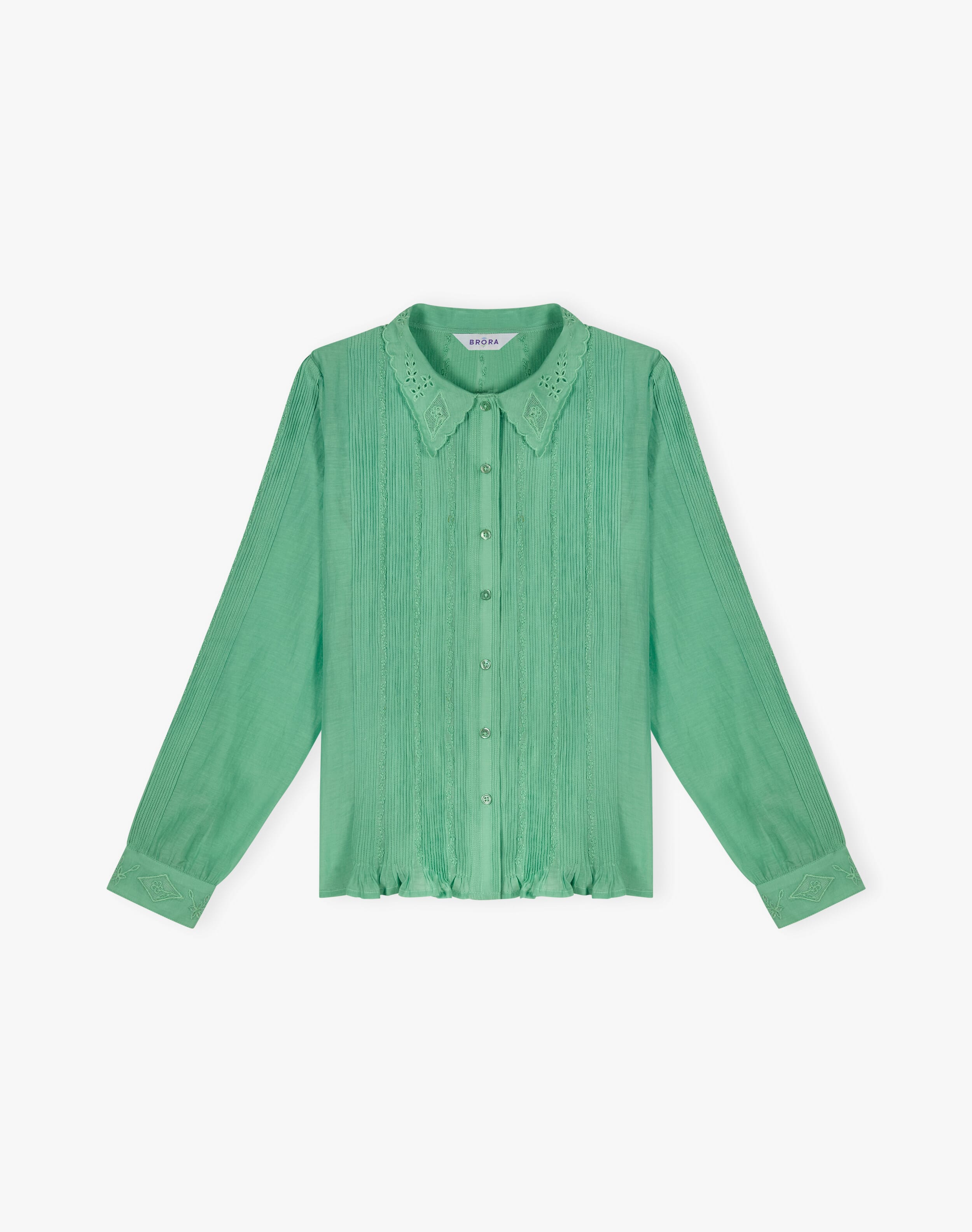 Silk Cotton Embroidered Blouse