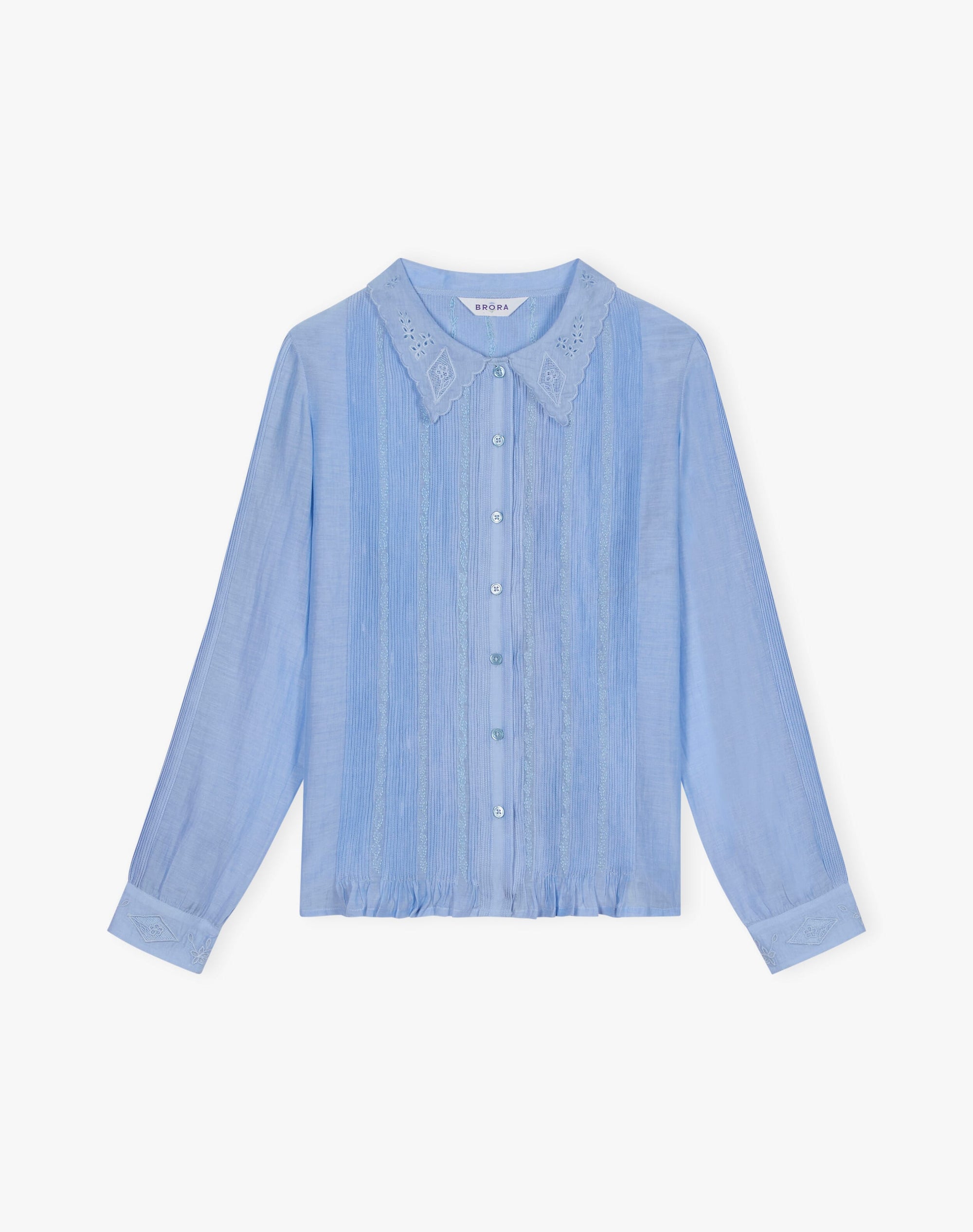 Silk Cotton Embroidered Blouse