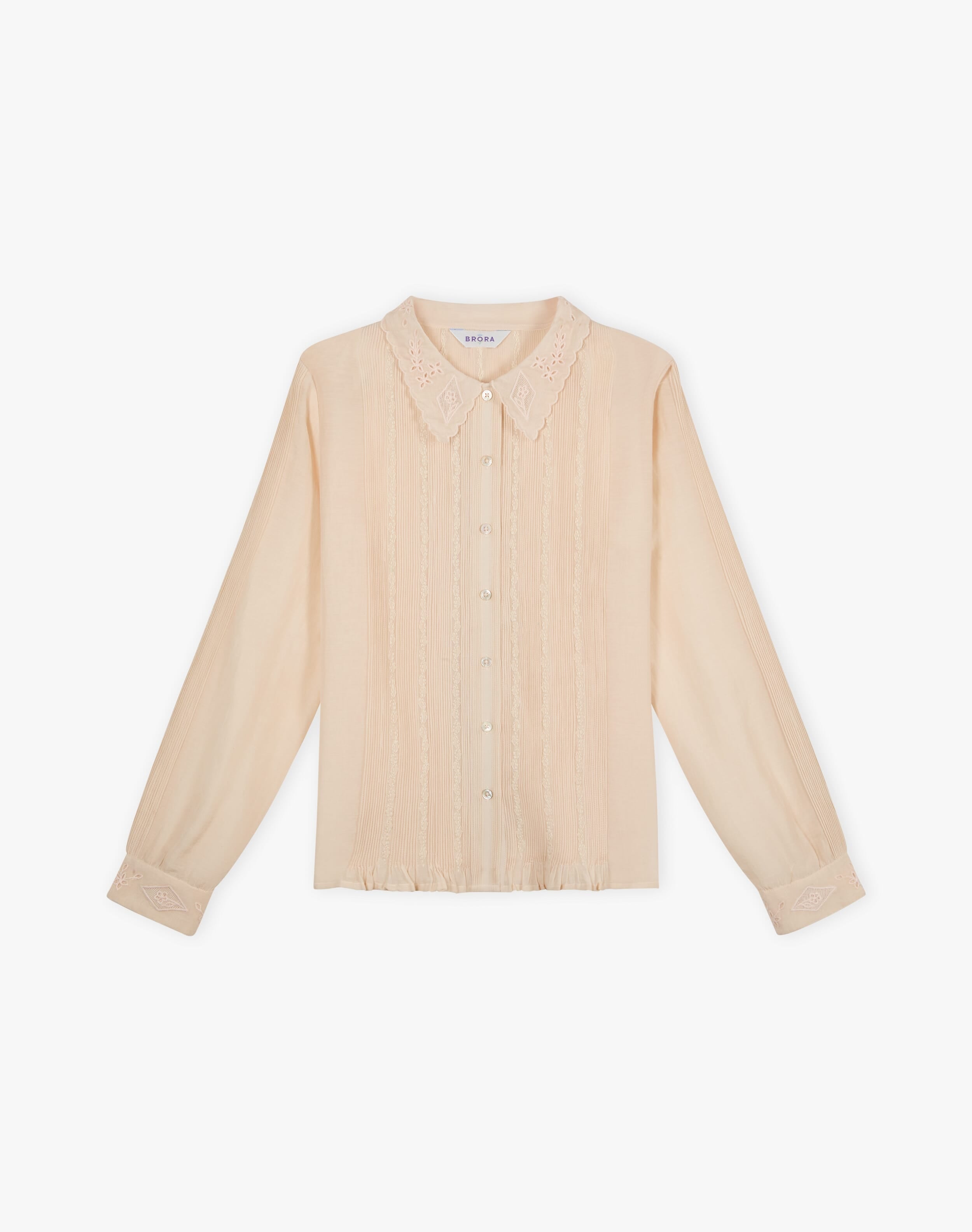 Silk Cotton Embroidered Blouse