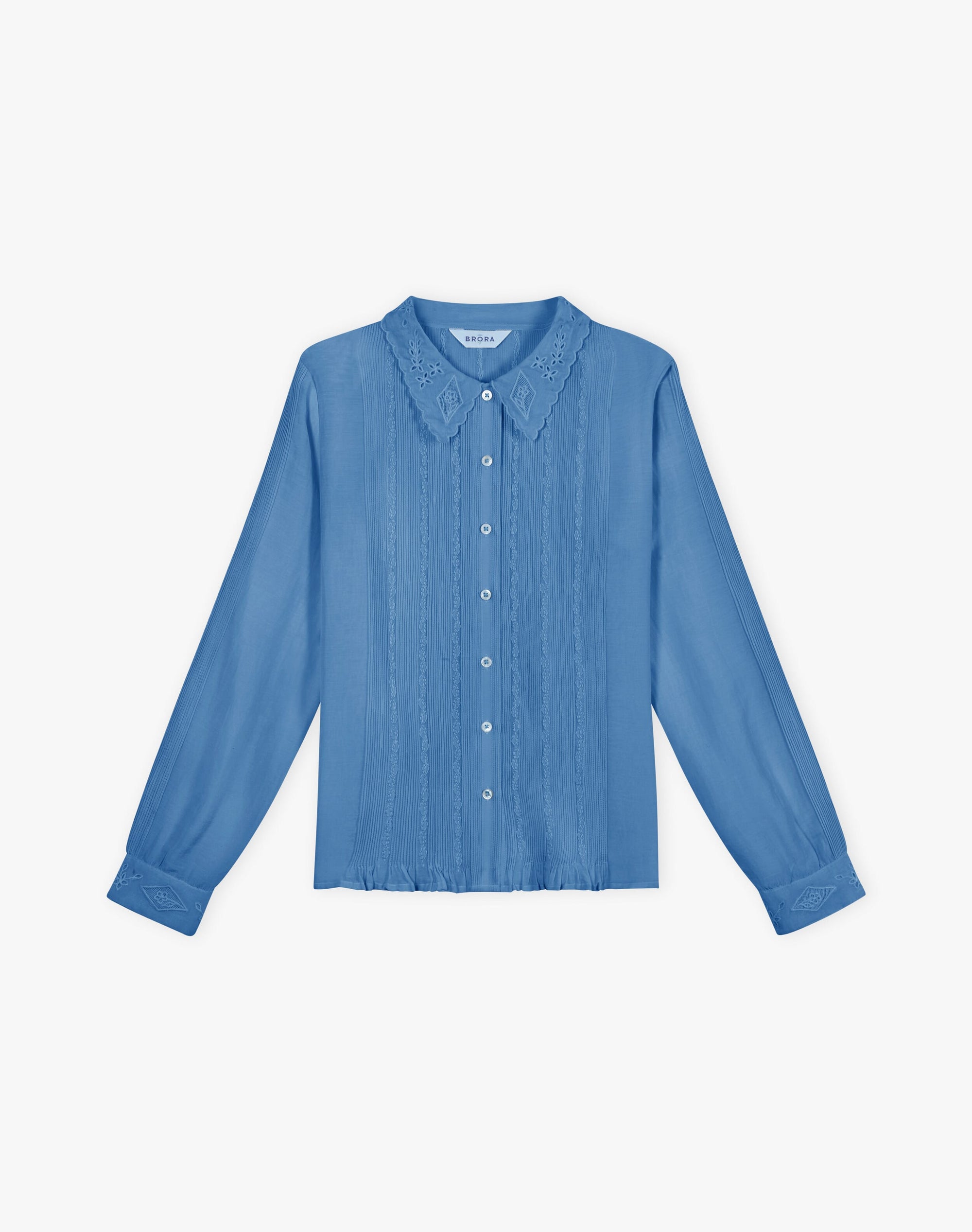 Silk Cotton Embroidered Blouse