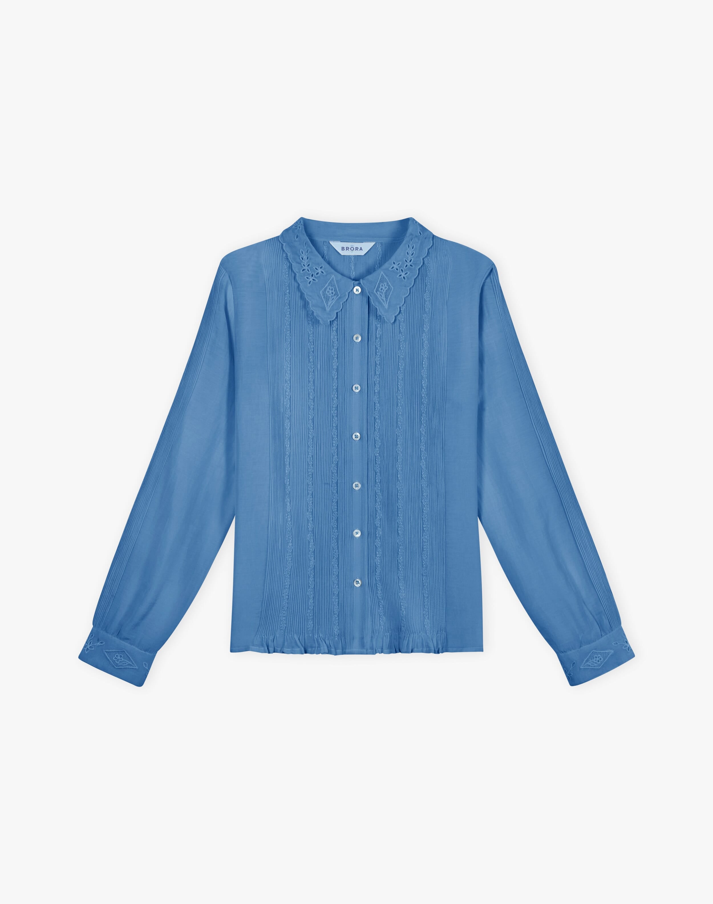 Silk Cotton Embroidered Blouse