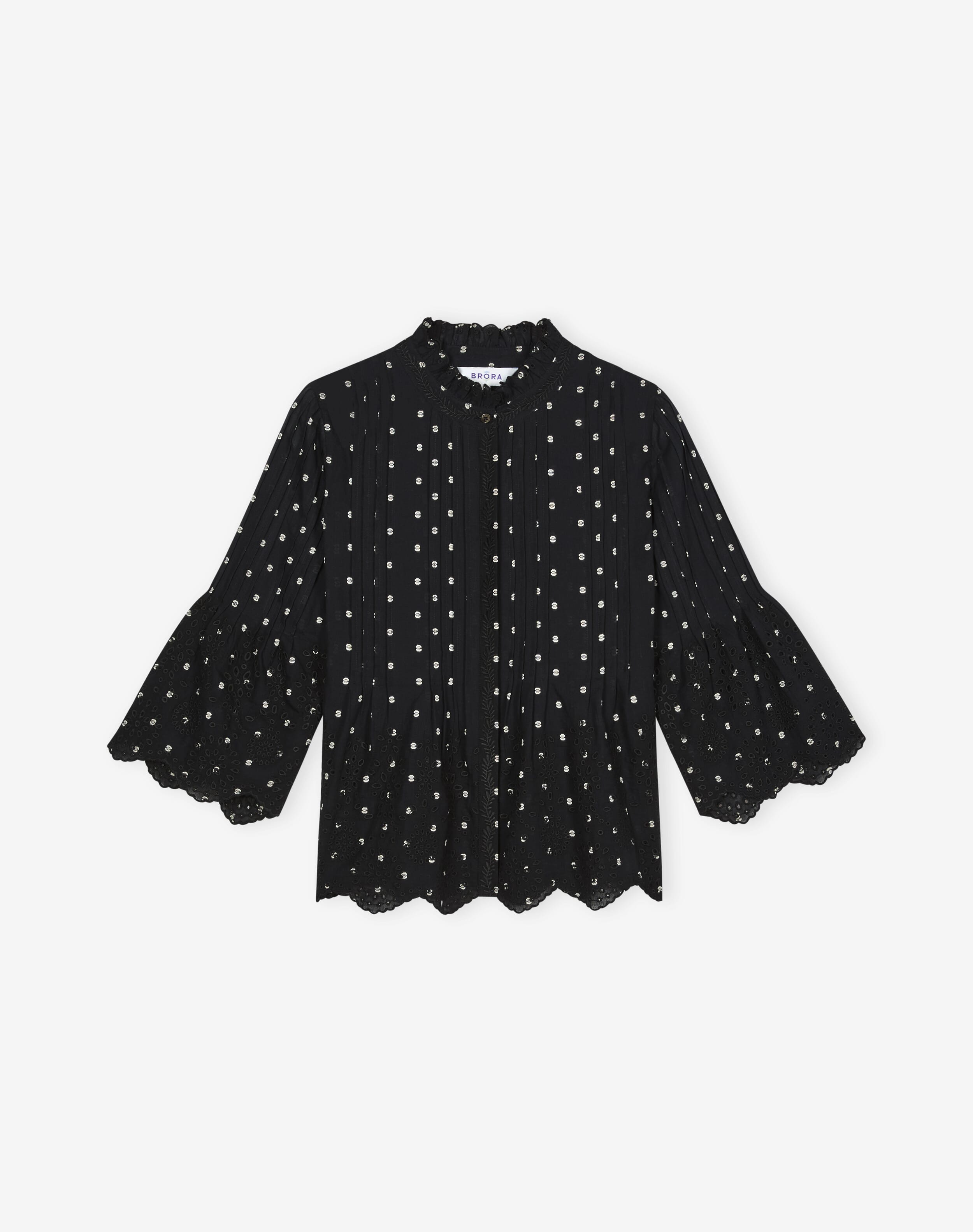 Cotton Dobby Blouse