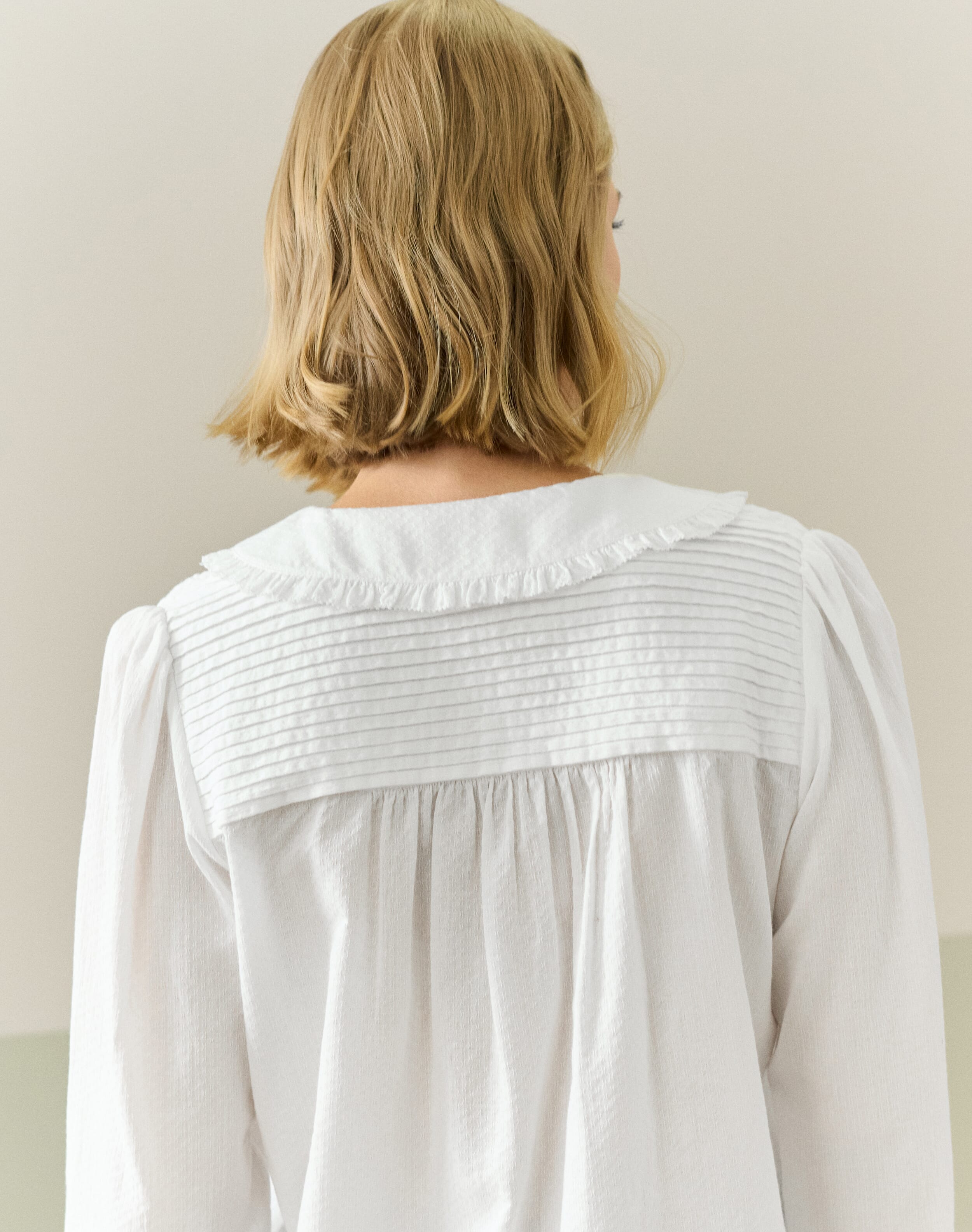 Organic Cotton Dobby Blouse