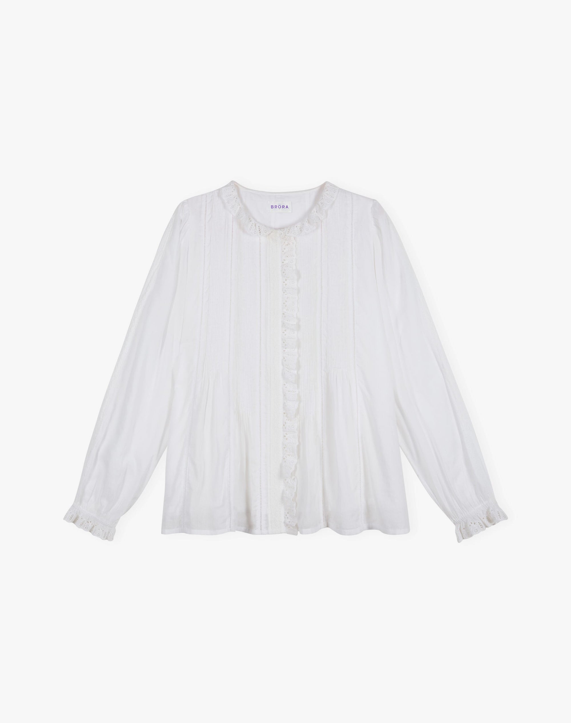 Organic Cotton Pintuck Blouse