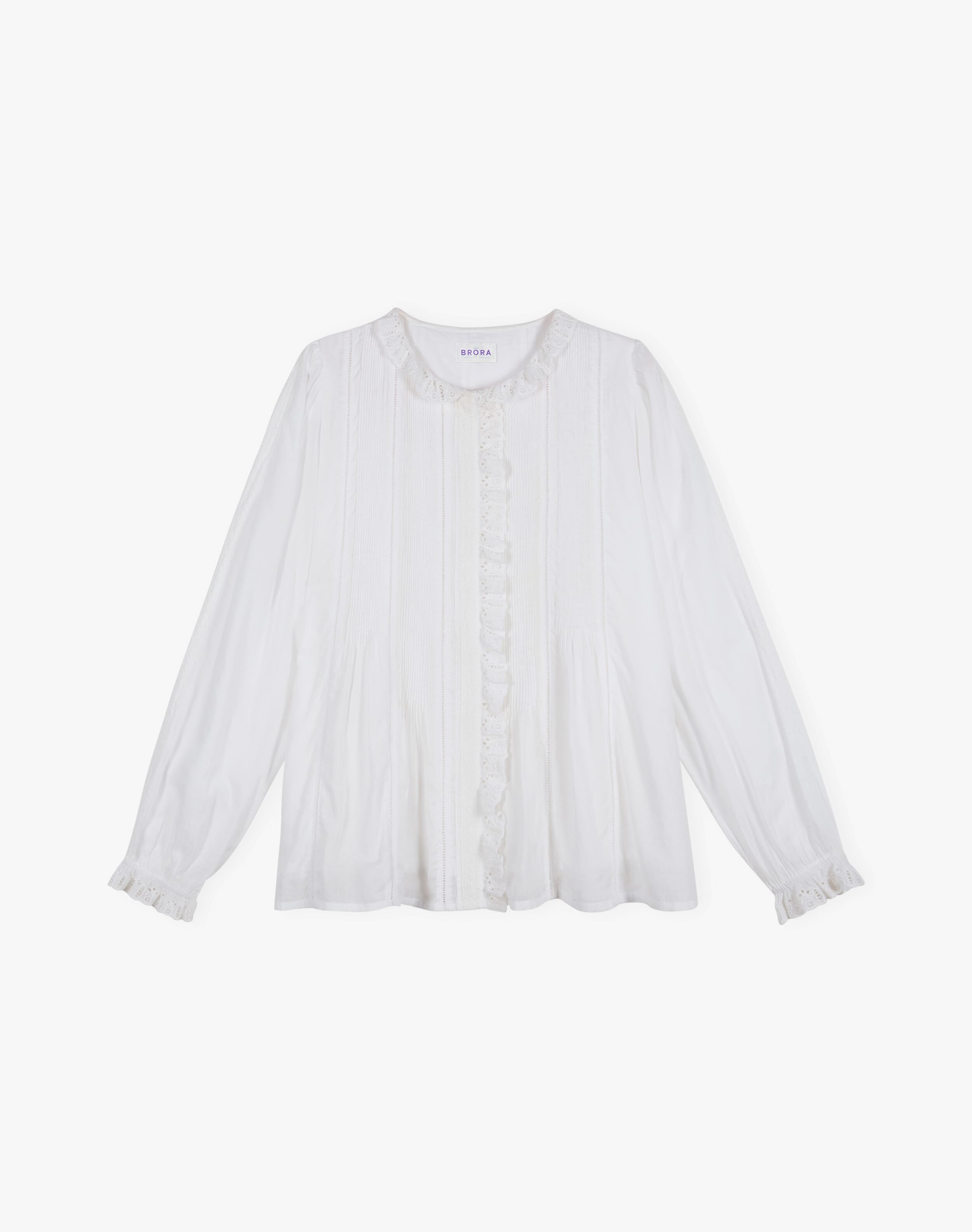 Organic Cotton Pintuck Blouse