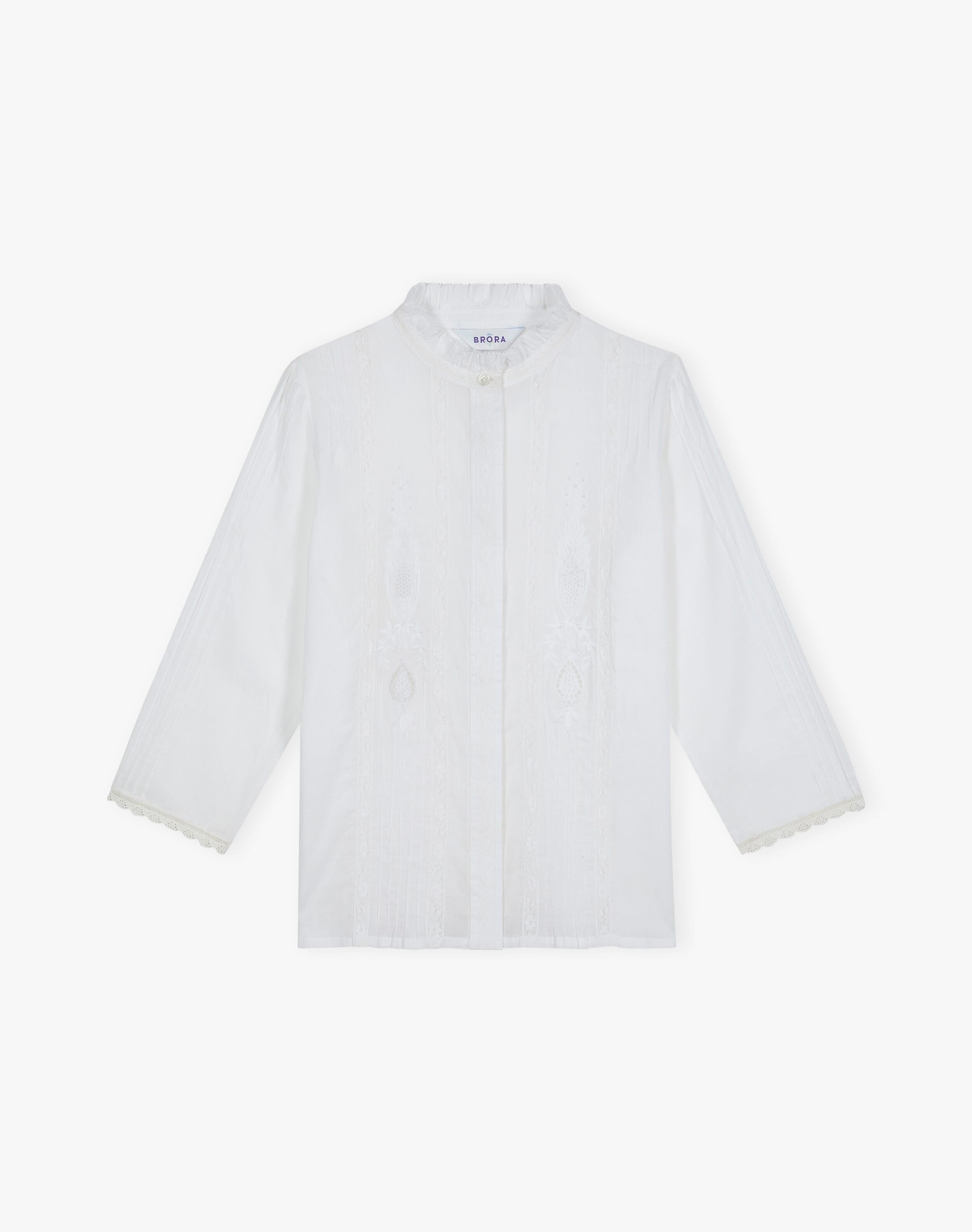 Organic Cotton Applique Blouse