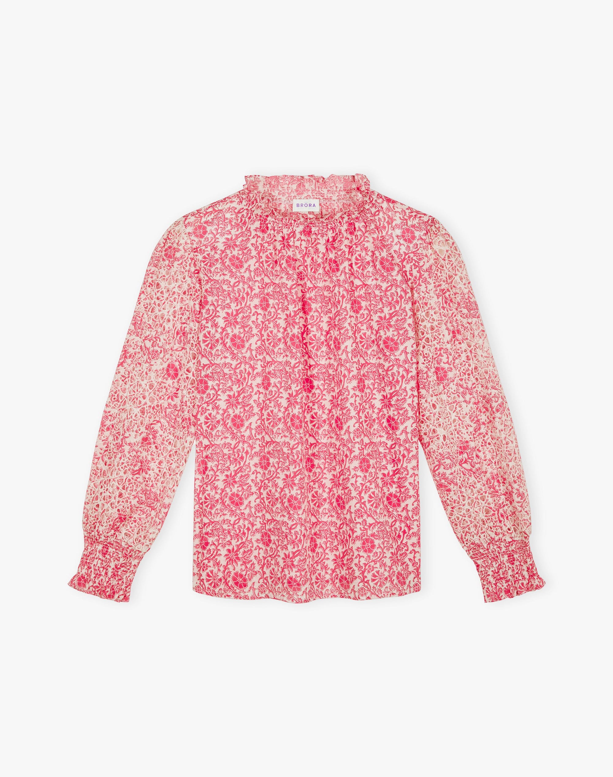 Organic Cotton Voile Broderie Blouse