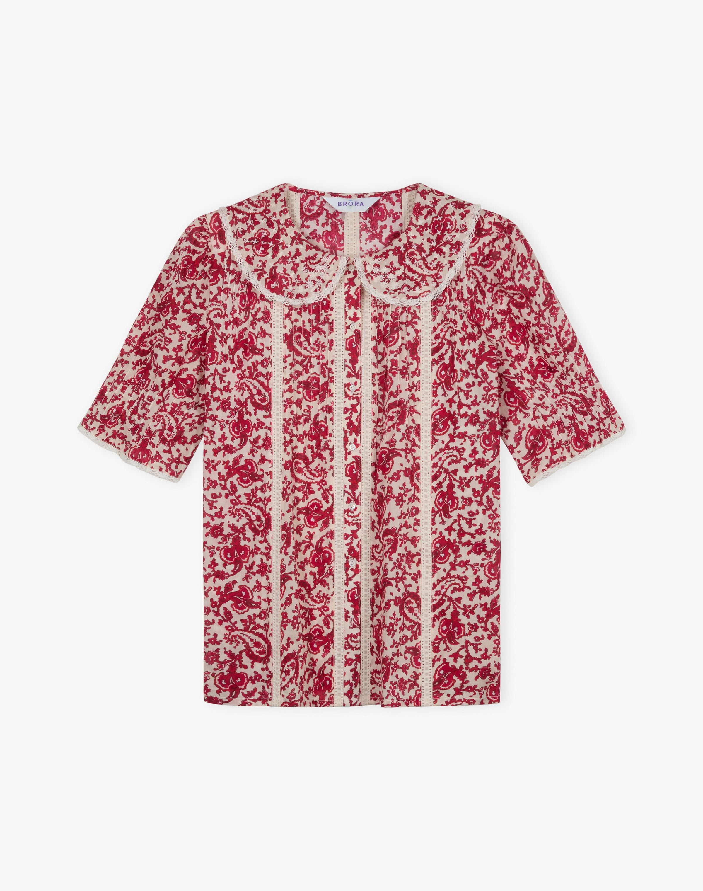 Organic Cotton Paisley Flower Blouse