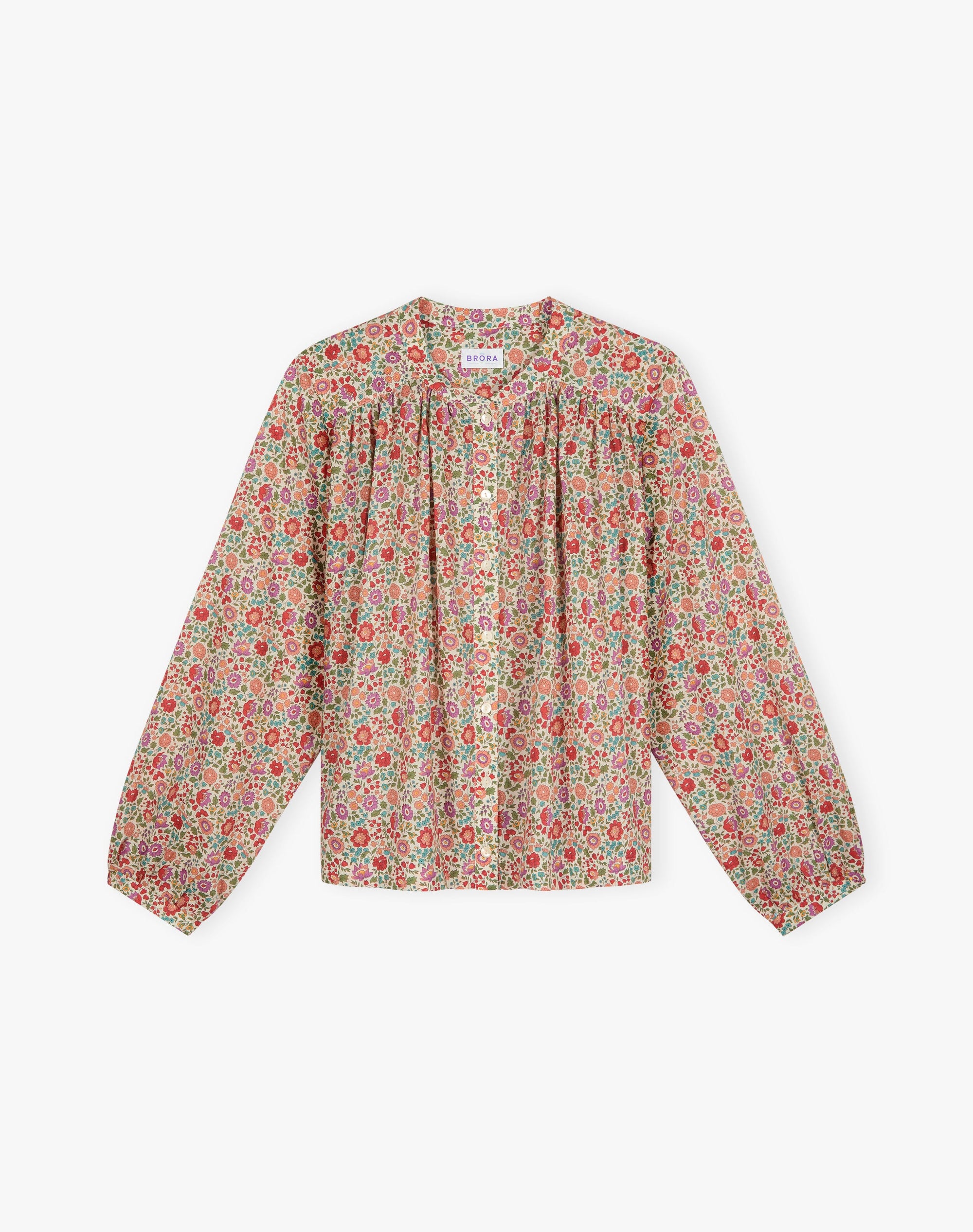 Liberty Print Organic Cotton Smock Shirt