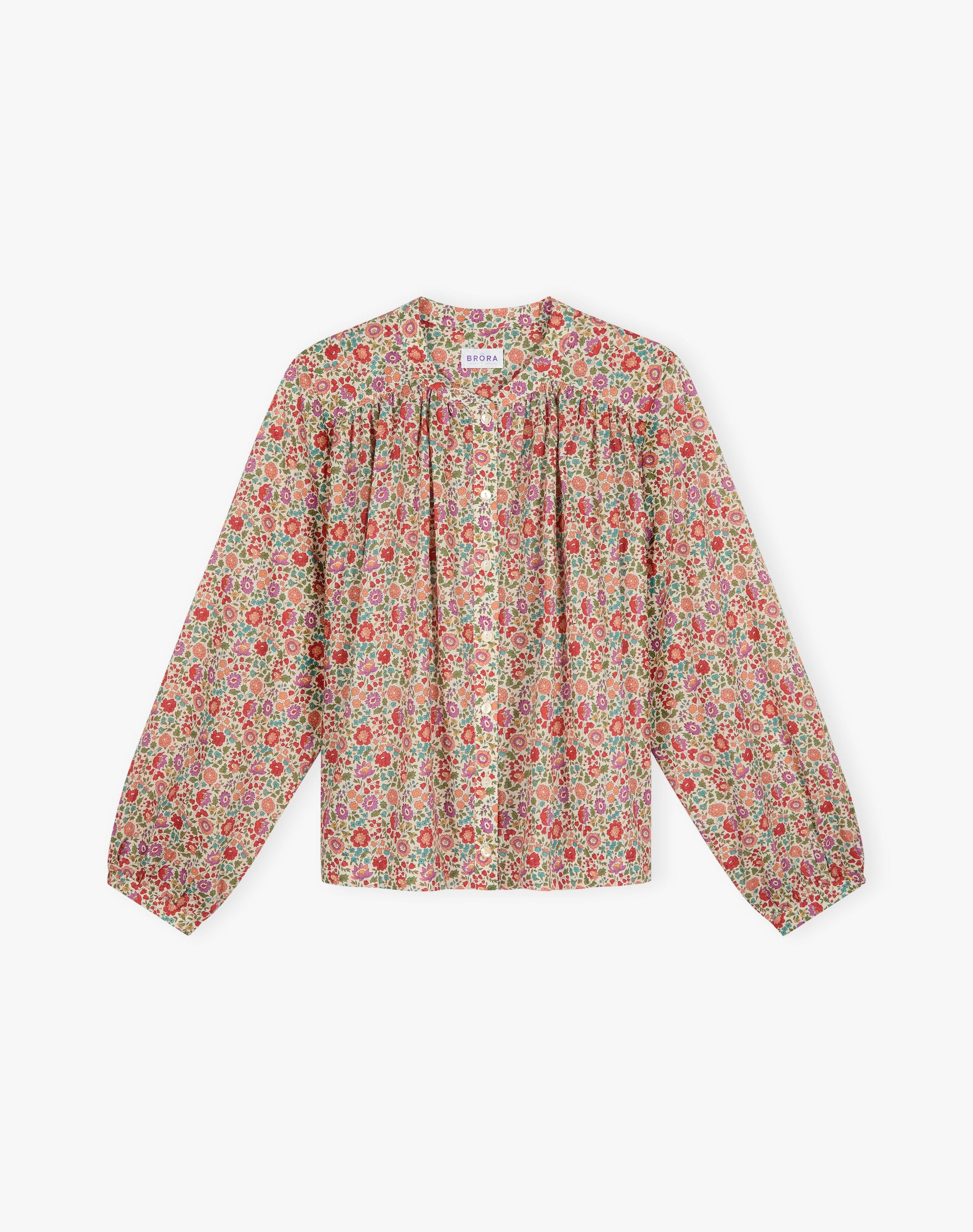Liberty Print Organic Cotton Smock Shirt