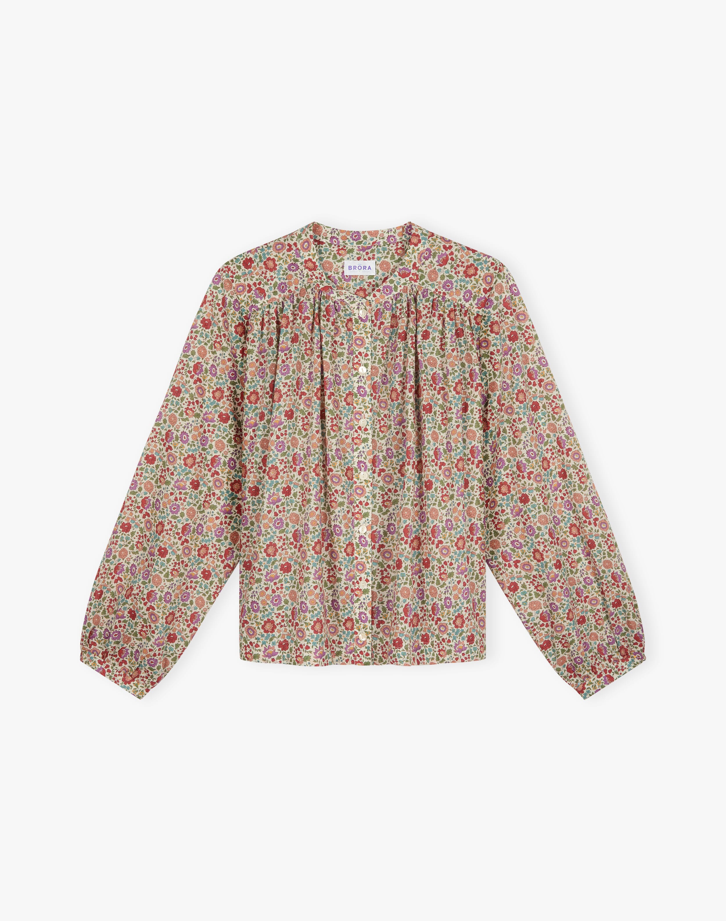 Liberty Print Organic Cotton Smock Shirt
