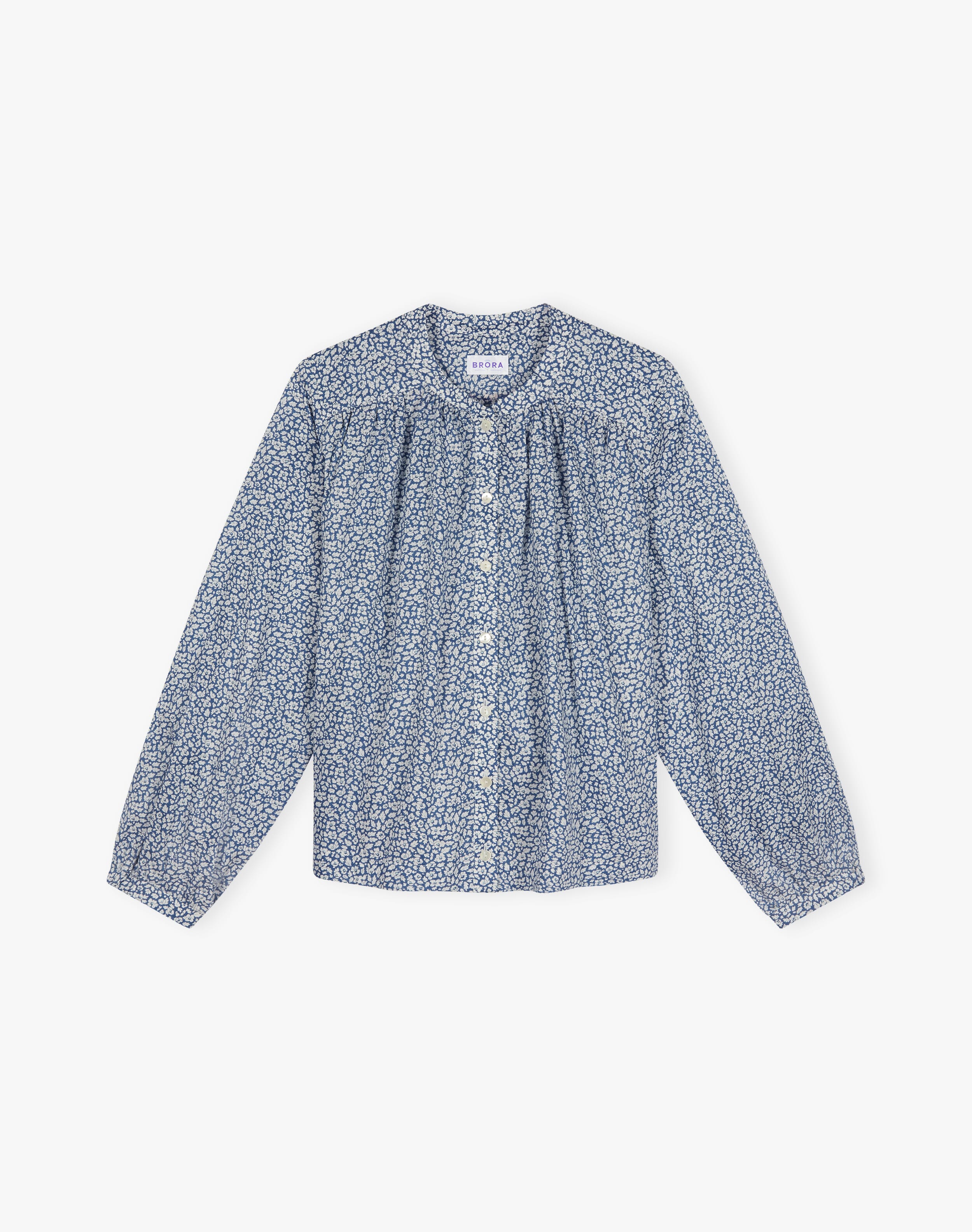 Liberty Print Organic Cotton Smock Shirt
