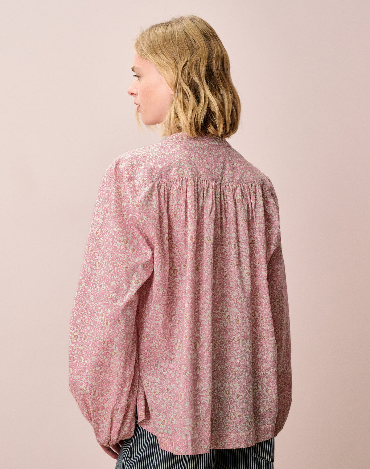 Liberty Print Organic Cotton Smock Shirt