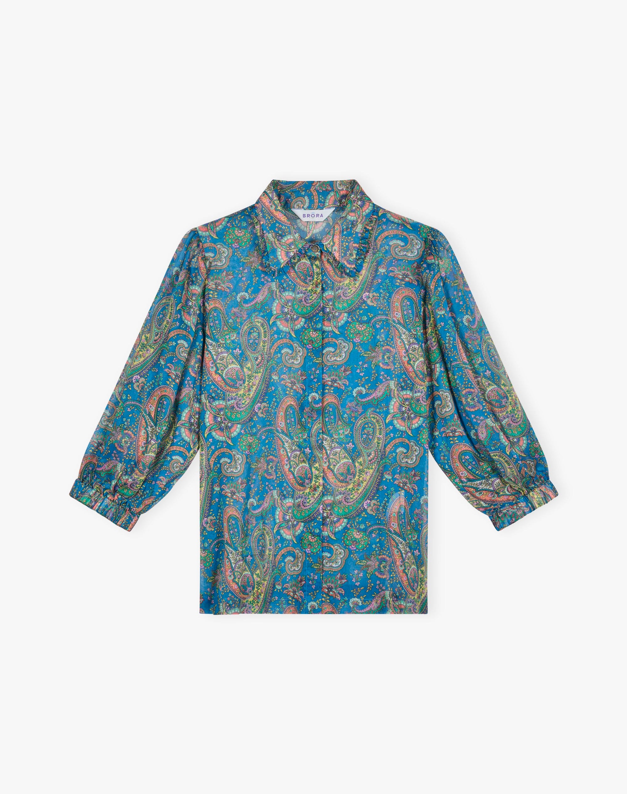 Liberty Print Cotton Chiffon Blouse