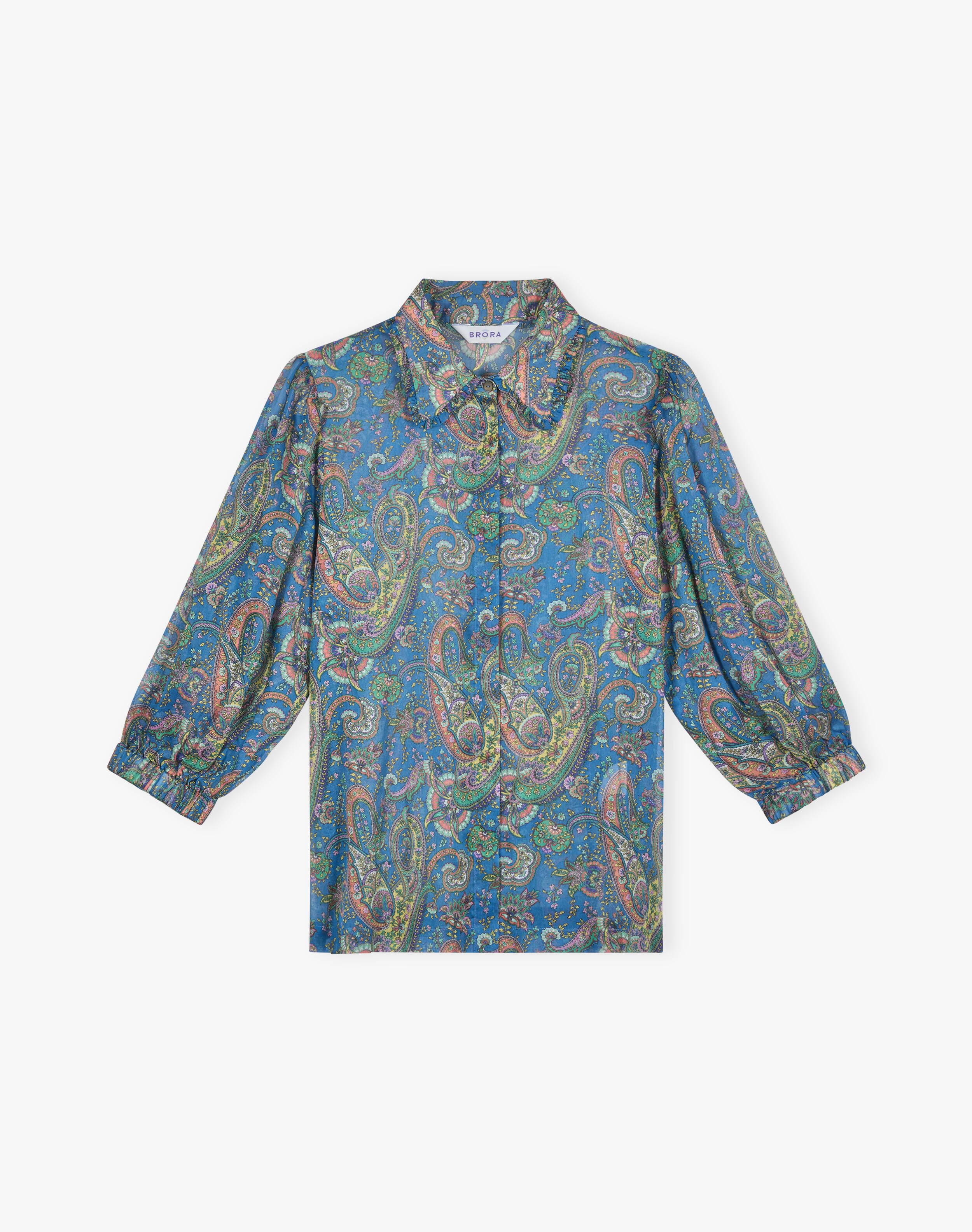 Liberty Print Cotton Chiffon Blouse