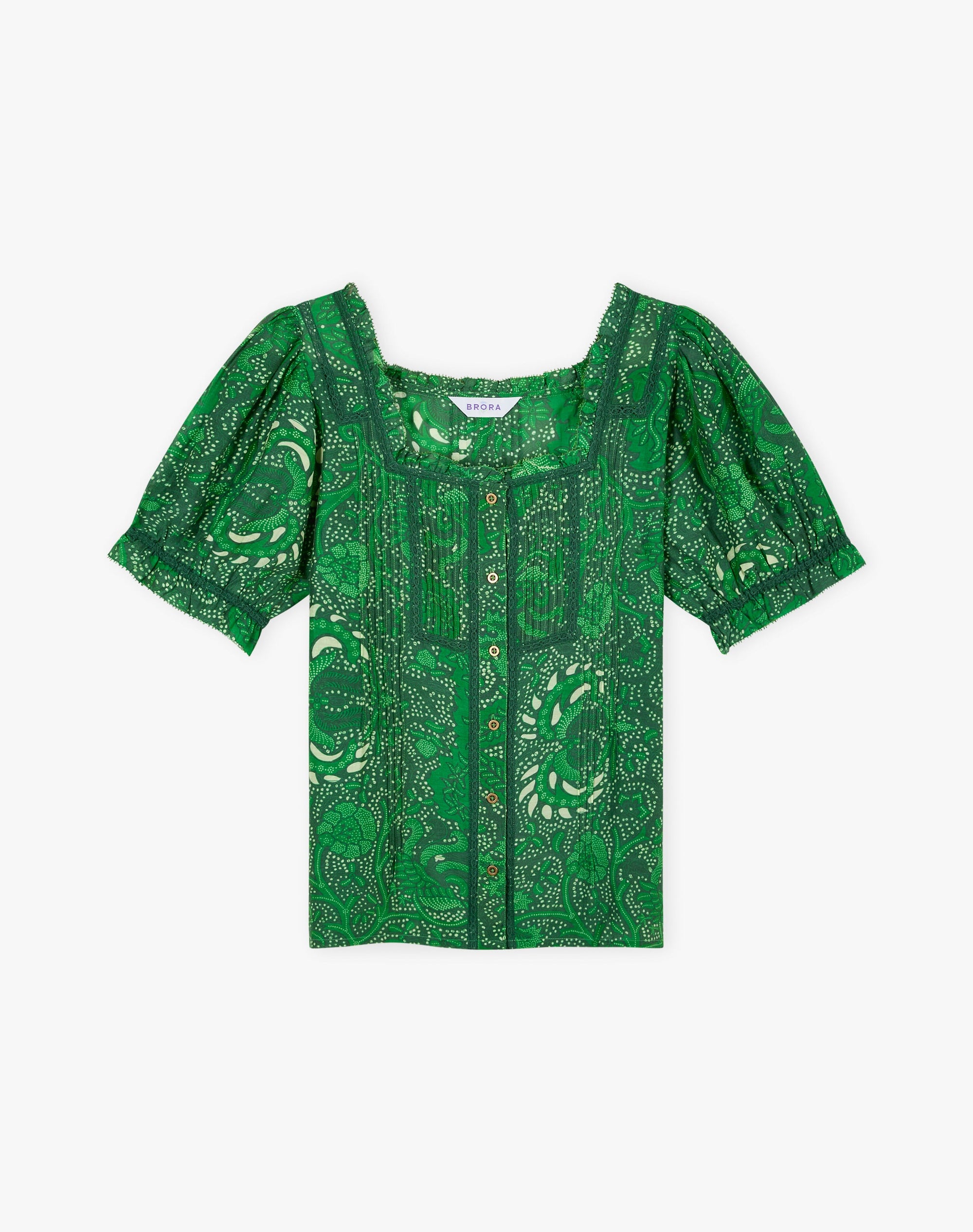 Silk Cotton Batik Print Blouse