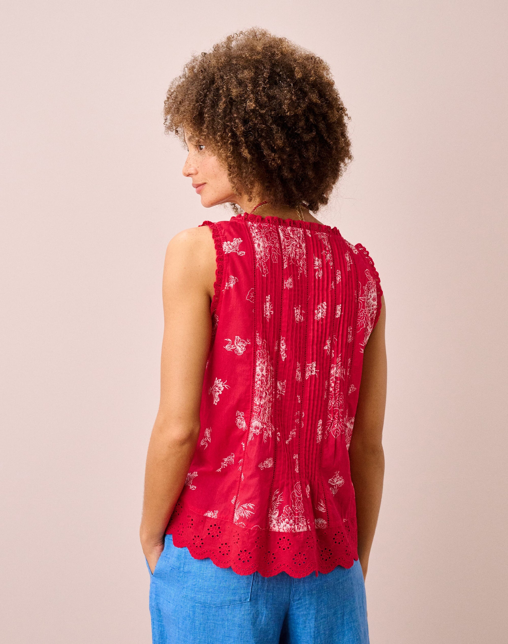 Organic Cotton Pintuck Sun Top