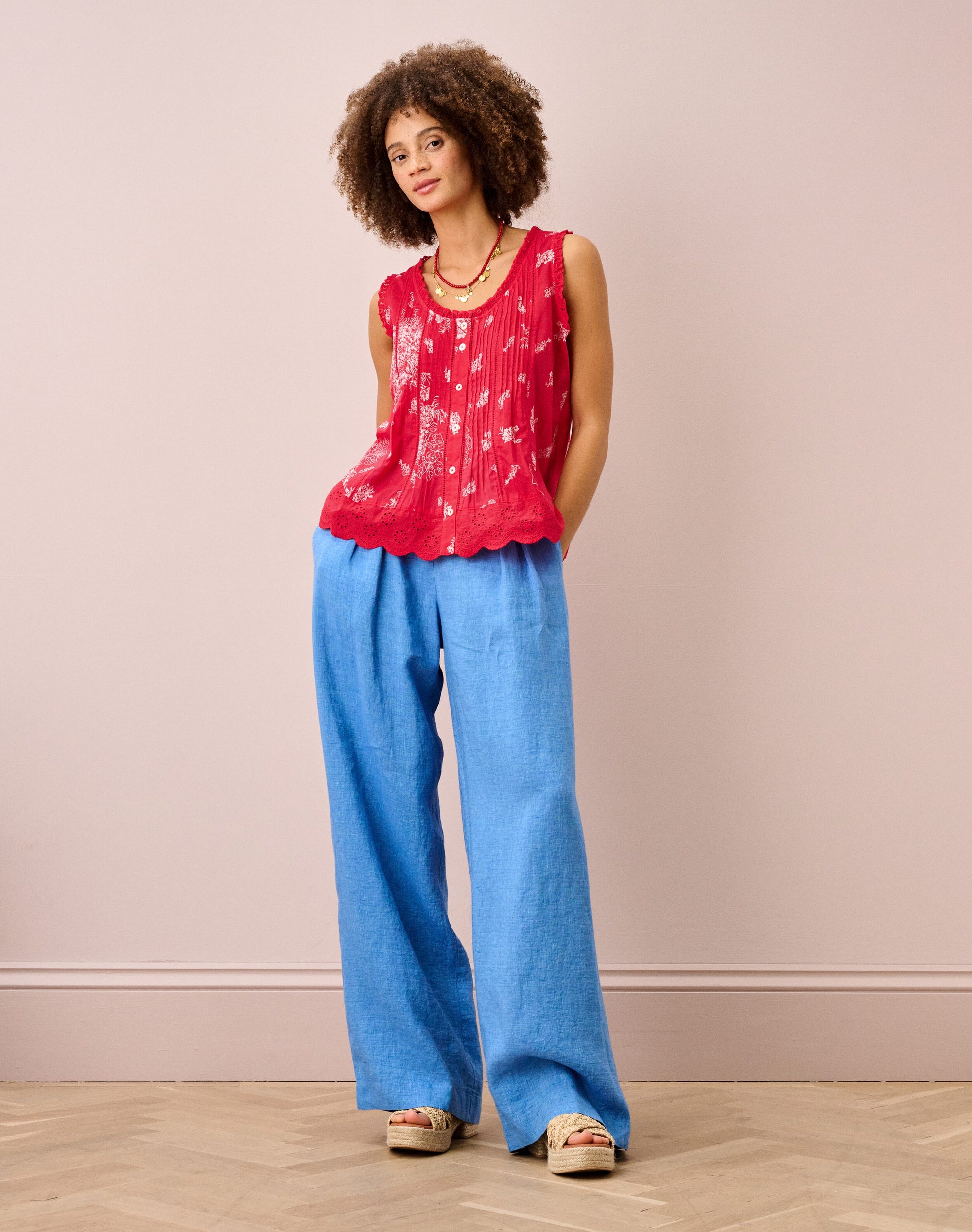 Organic Cotton Pintuck Sun Top