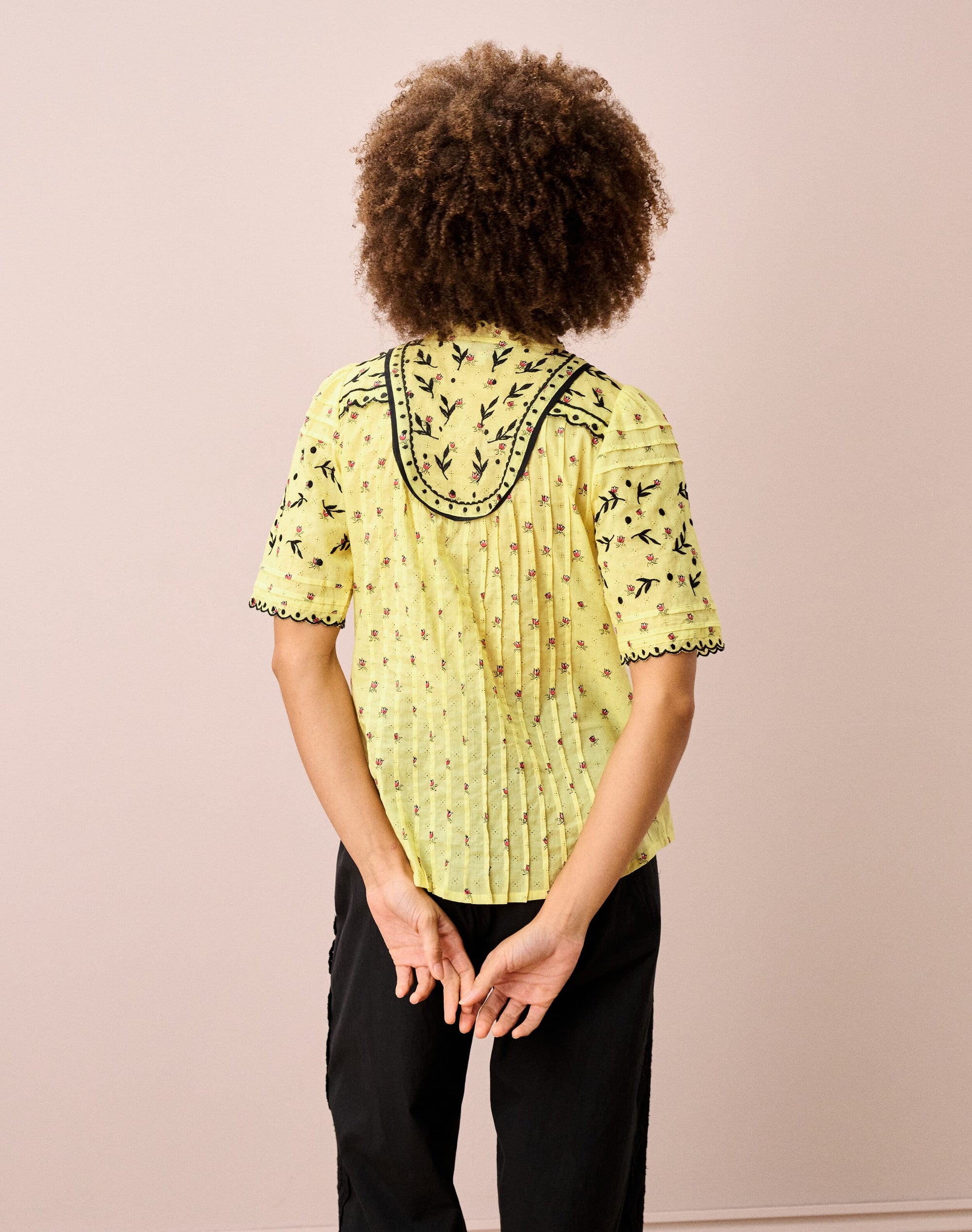 Organic Cotton Floral Print Blouse