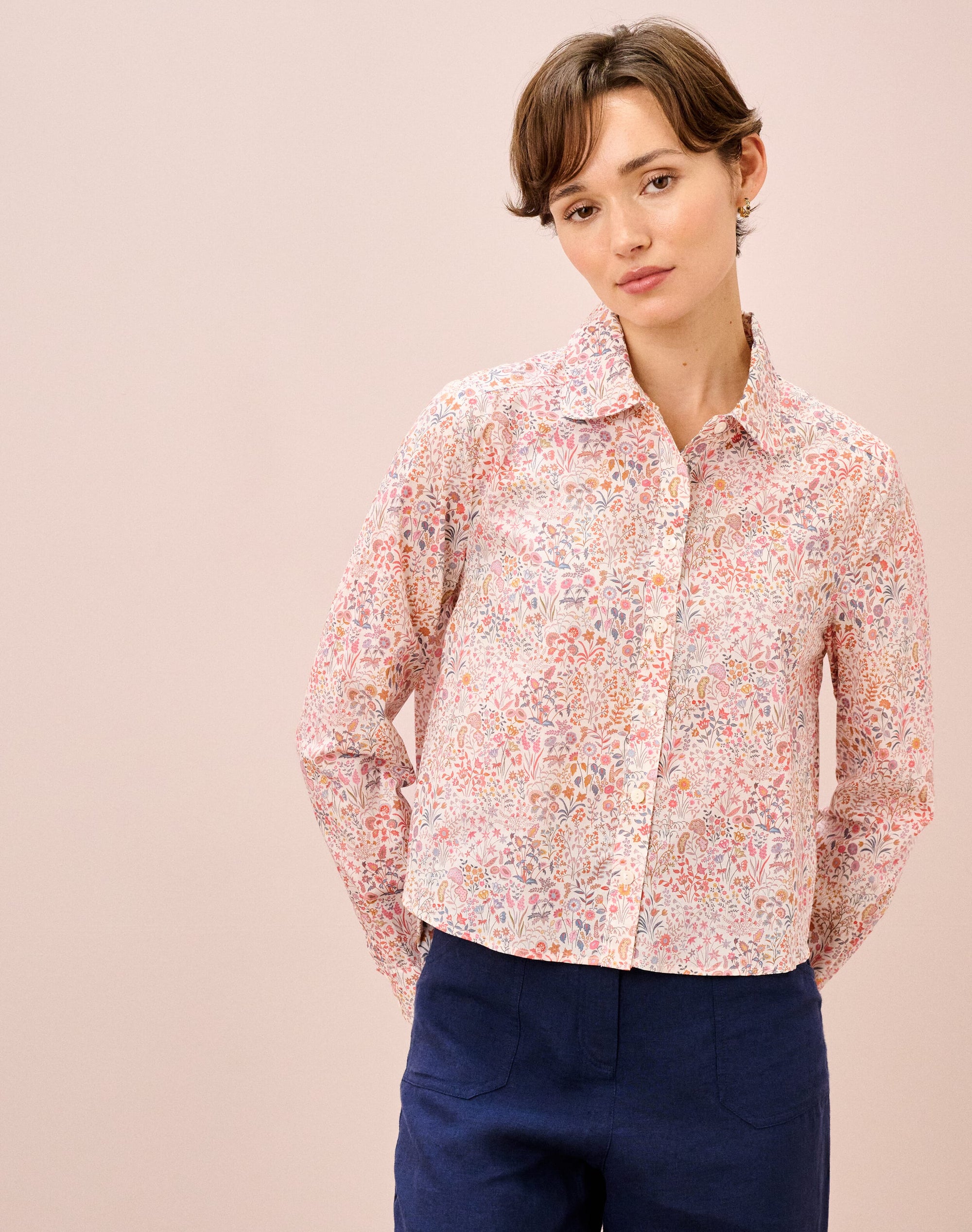 Liberty Print Organic Cotton Shirt