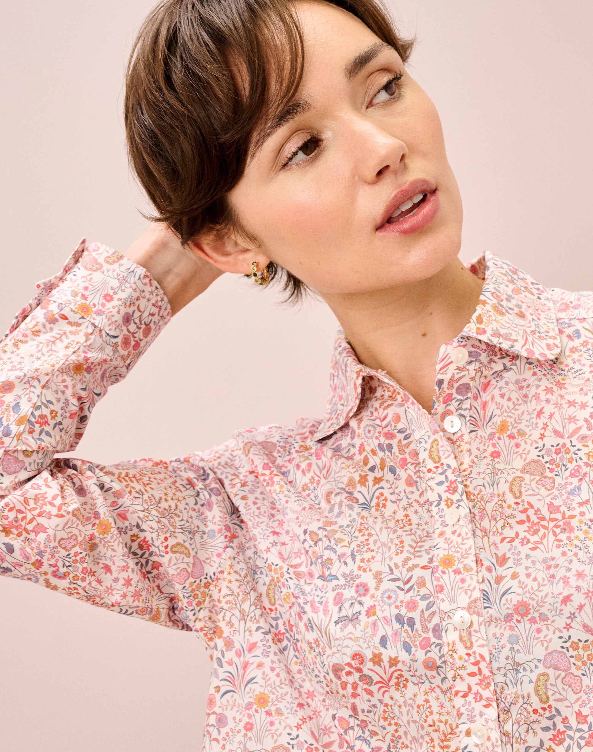 Liberty Print Organic Cotton Shirt