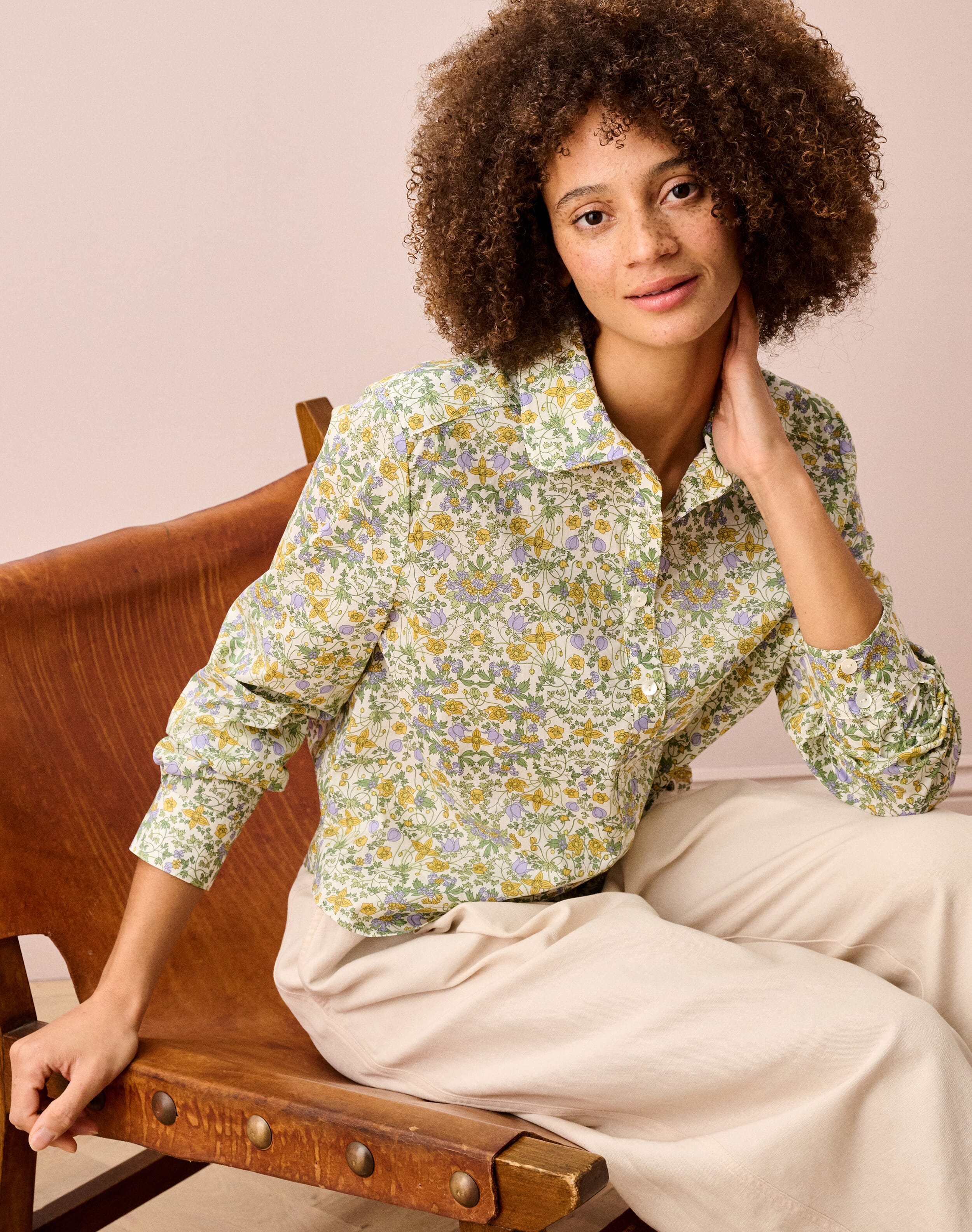 Liberty Print Organic Cotton Shirt