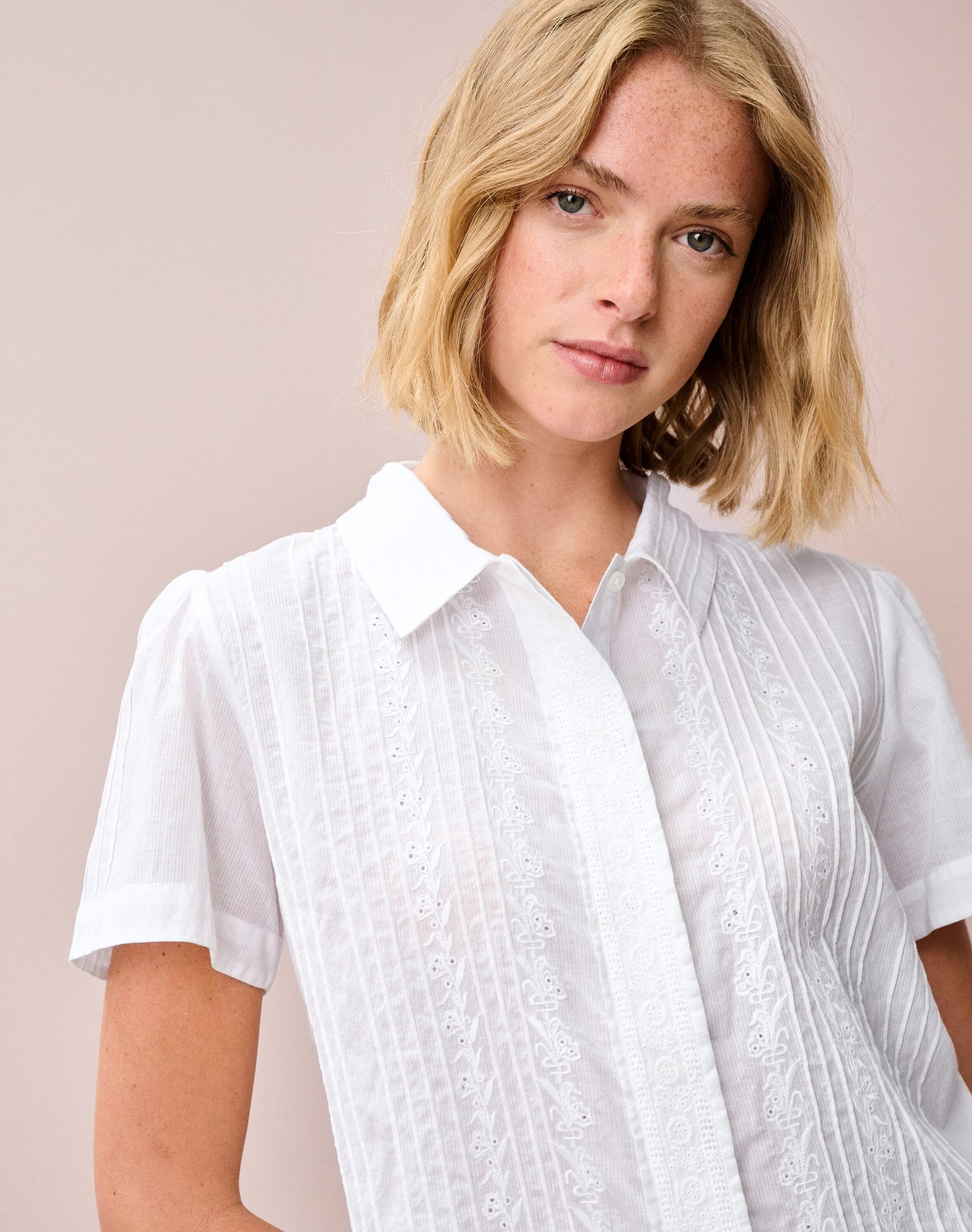 Organic Cotton Floral Motif Shirt