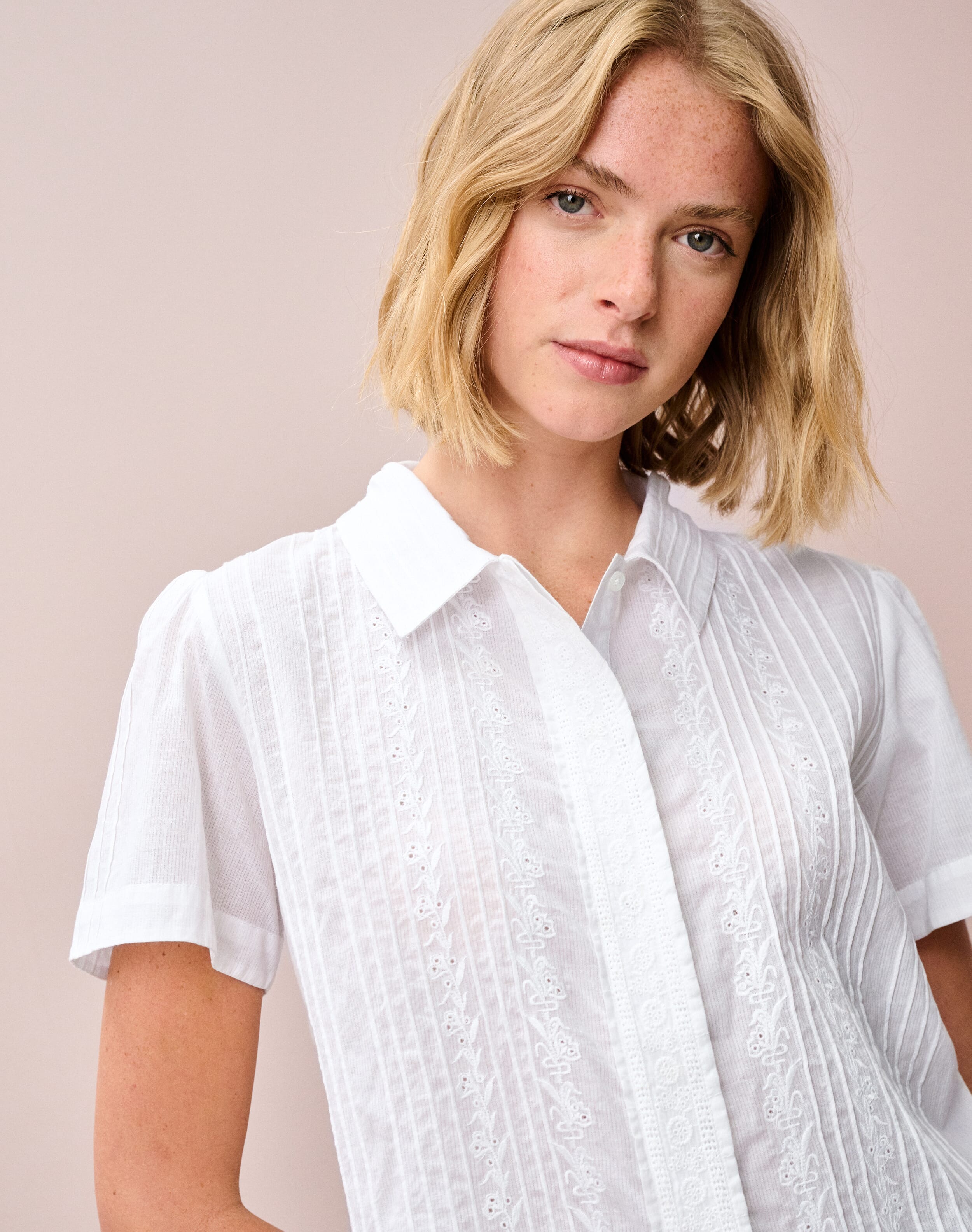 Organic Cotton Floral Motif Shirt