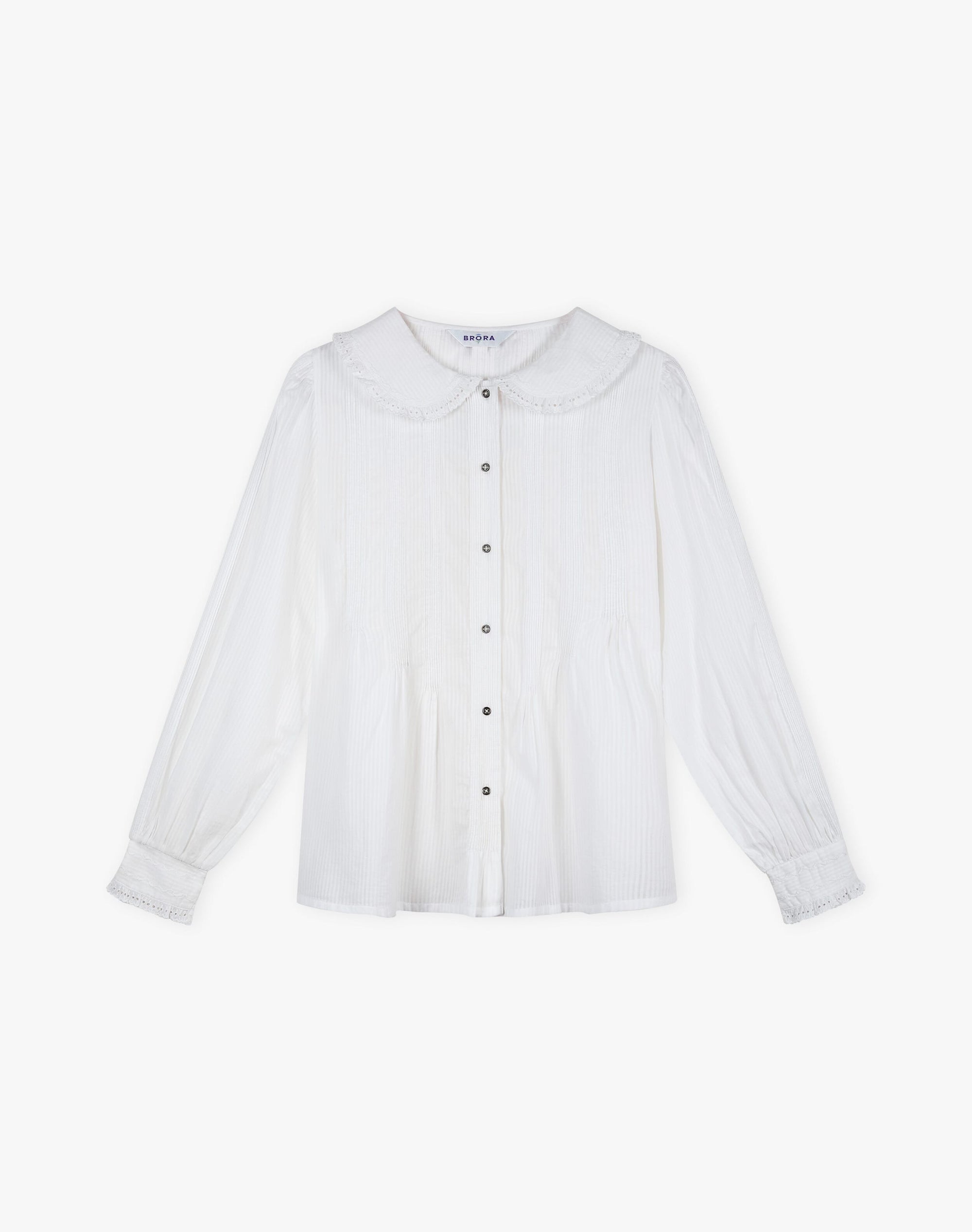 Organic Cotton Pintuck Blouse
