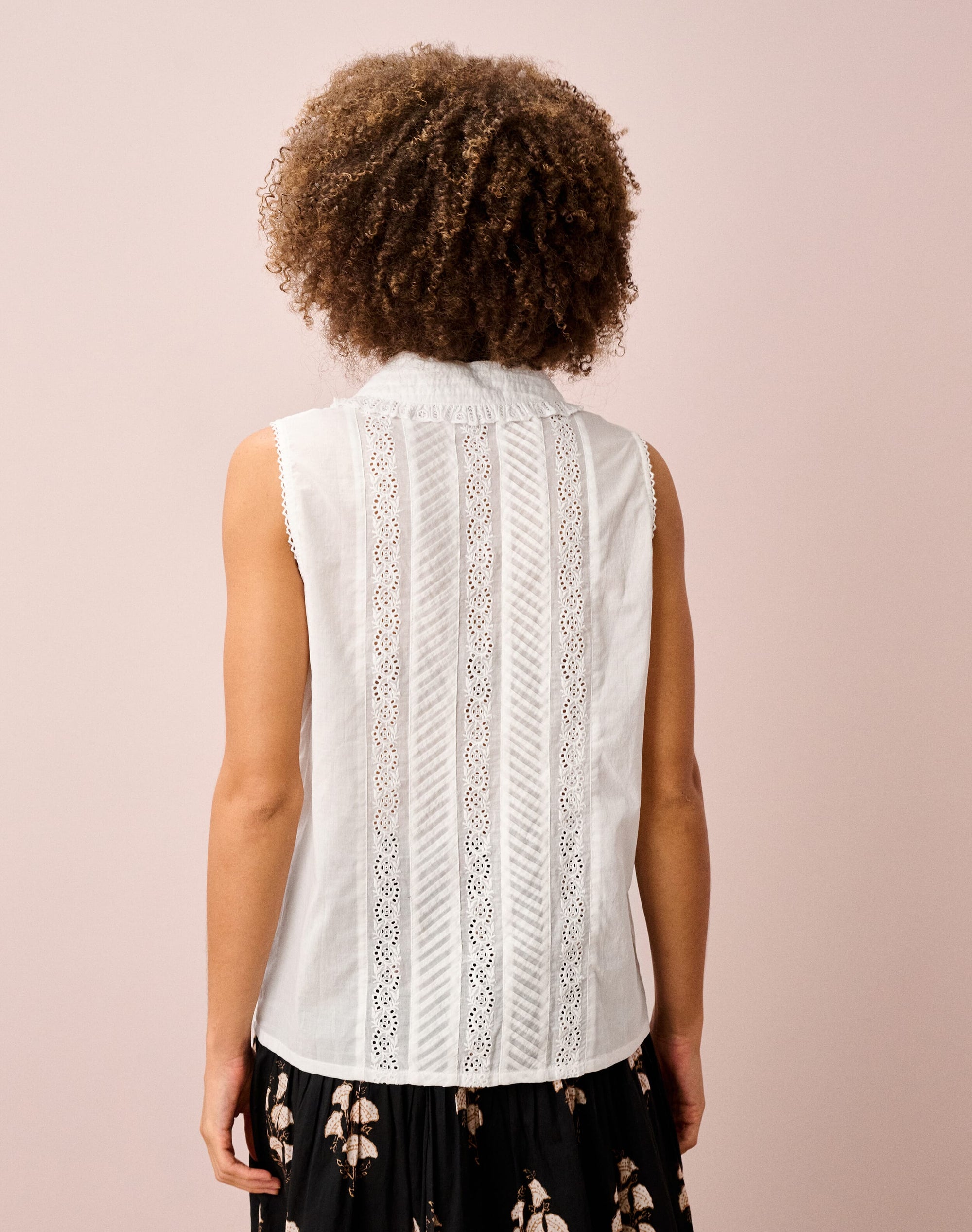 Organic Cotton Sleeveless Blouse