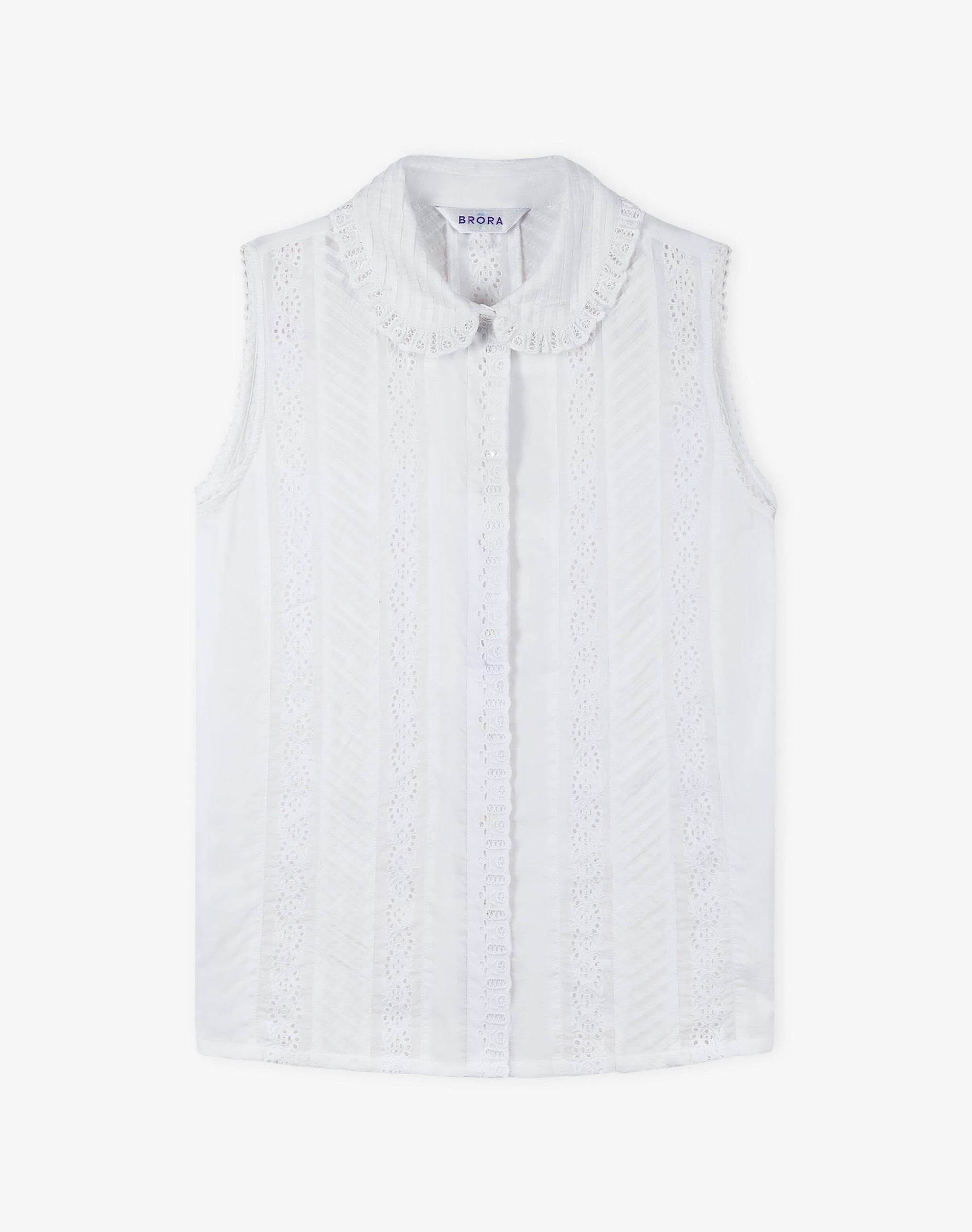 Organic Cotton Sleeveless Blouse