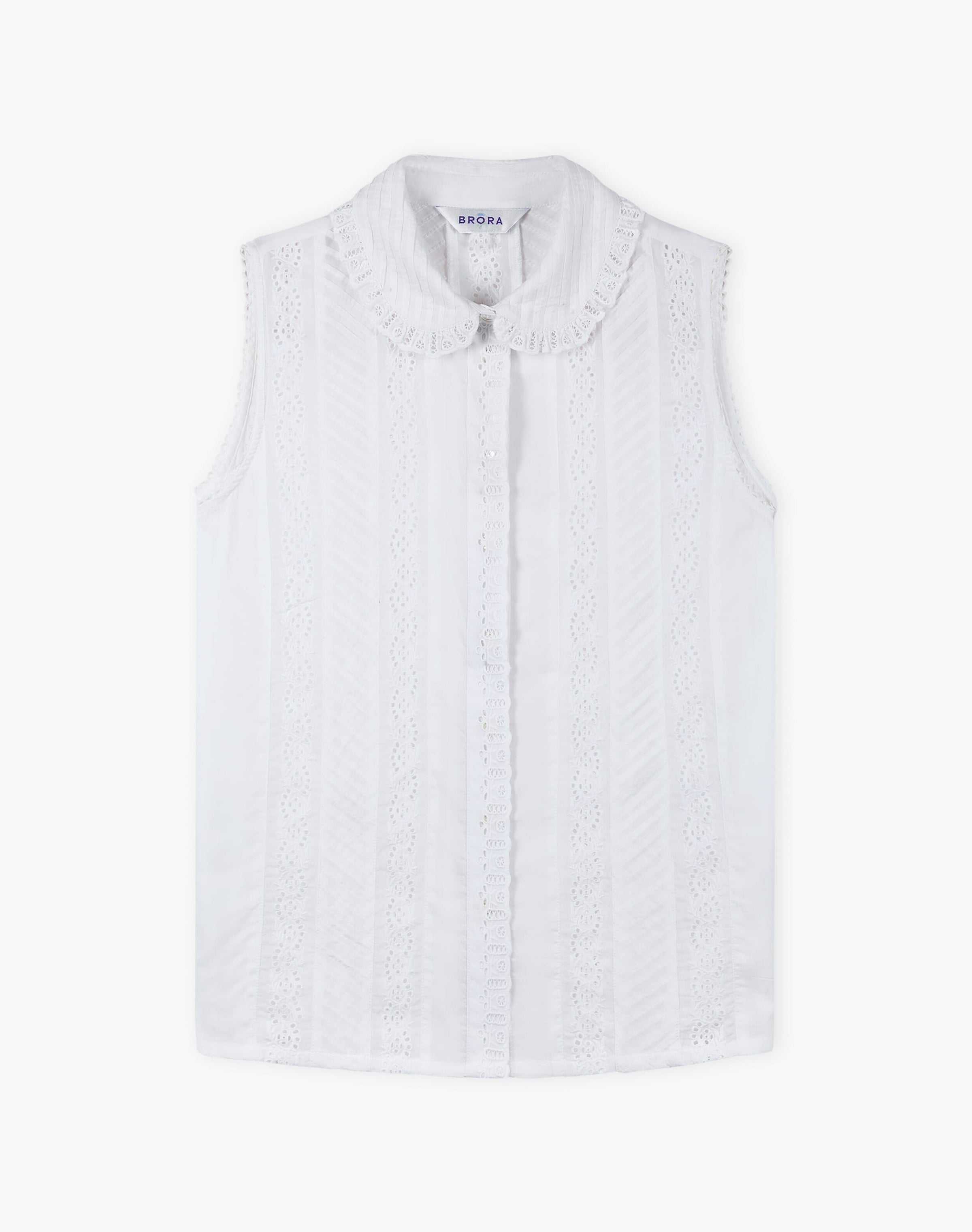 Organic Cotton Sleeveless Blouse
