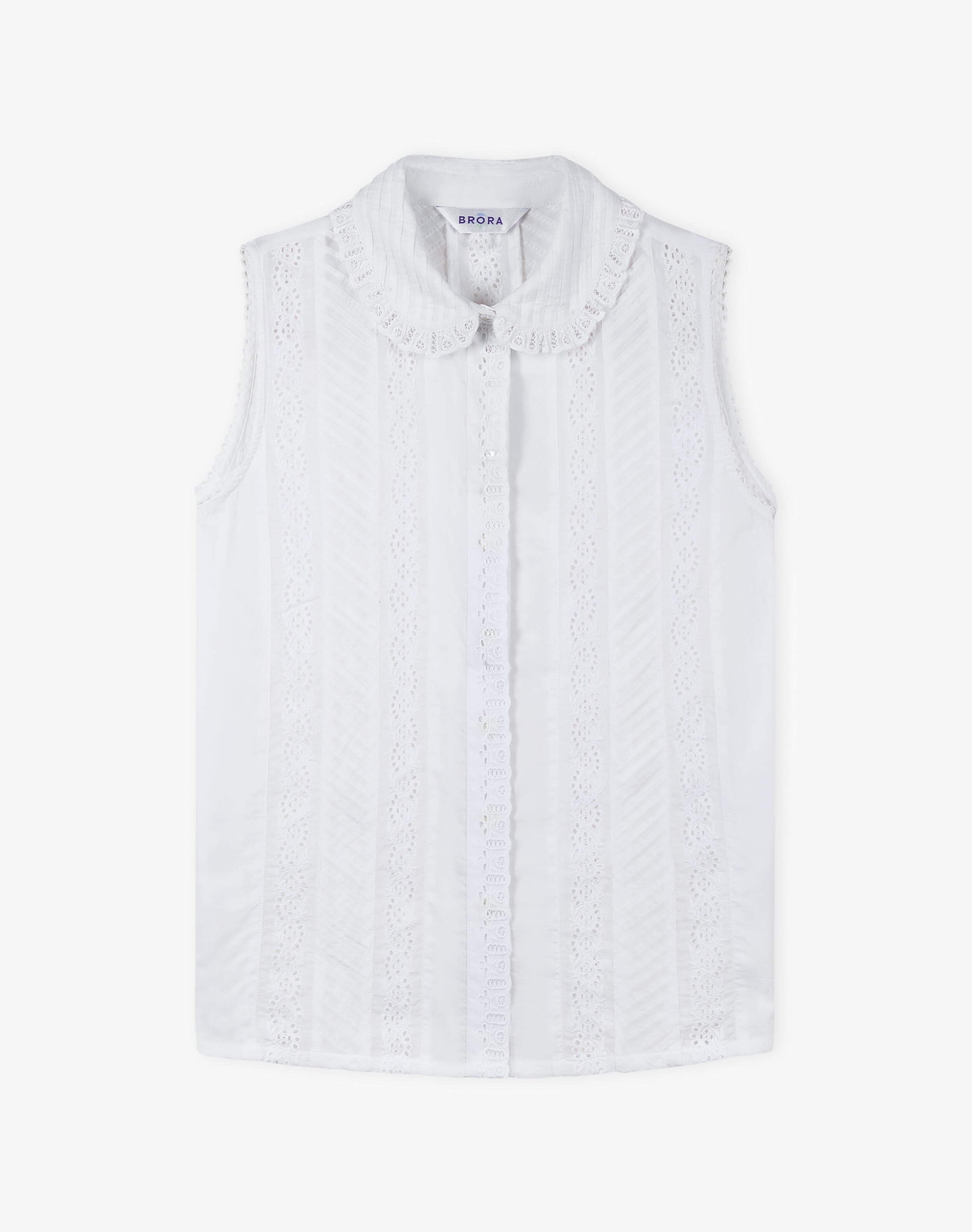 Organic Cotton Sleeveless Blouse
