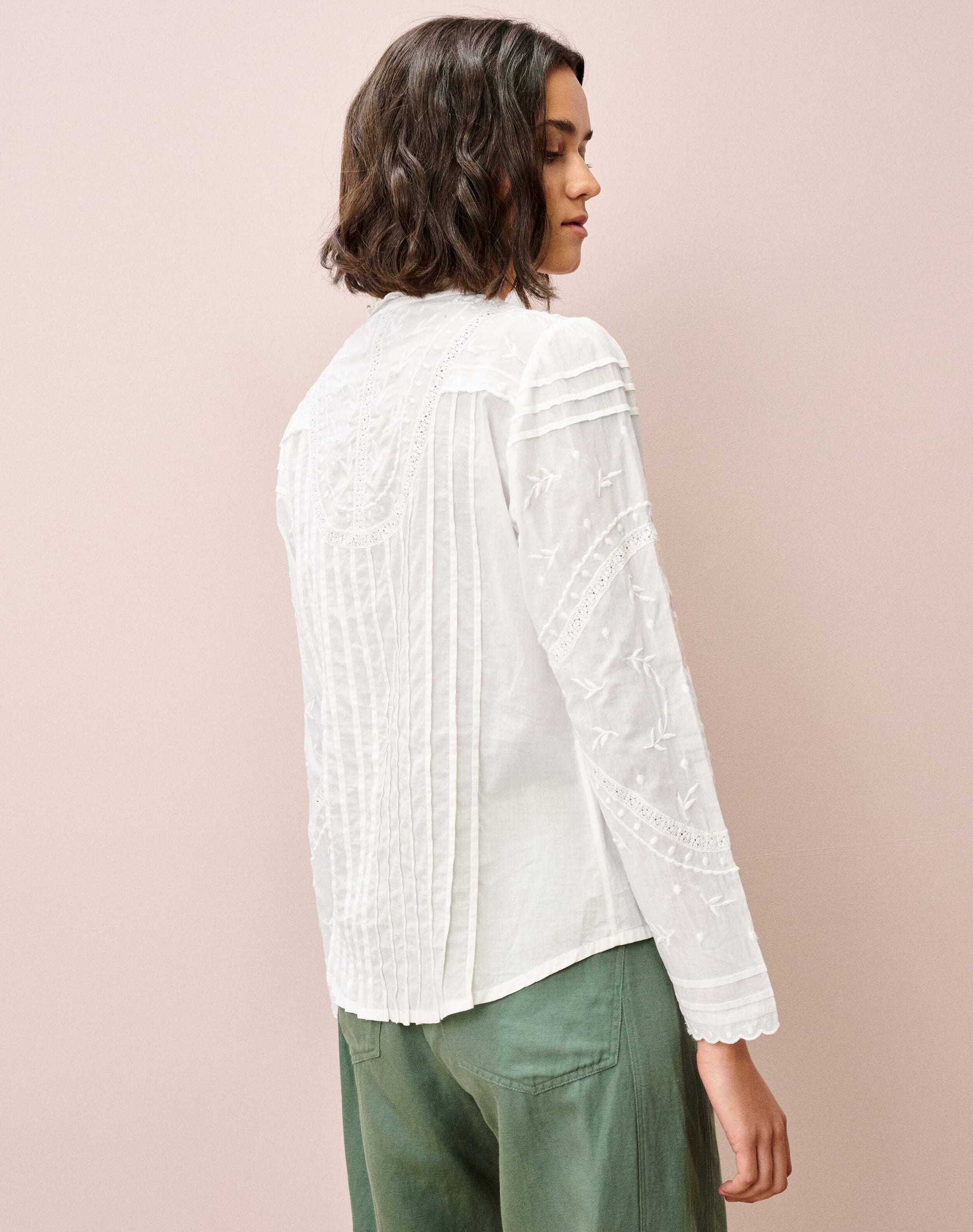 Organic Cotton Embroidered Blouse