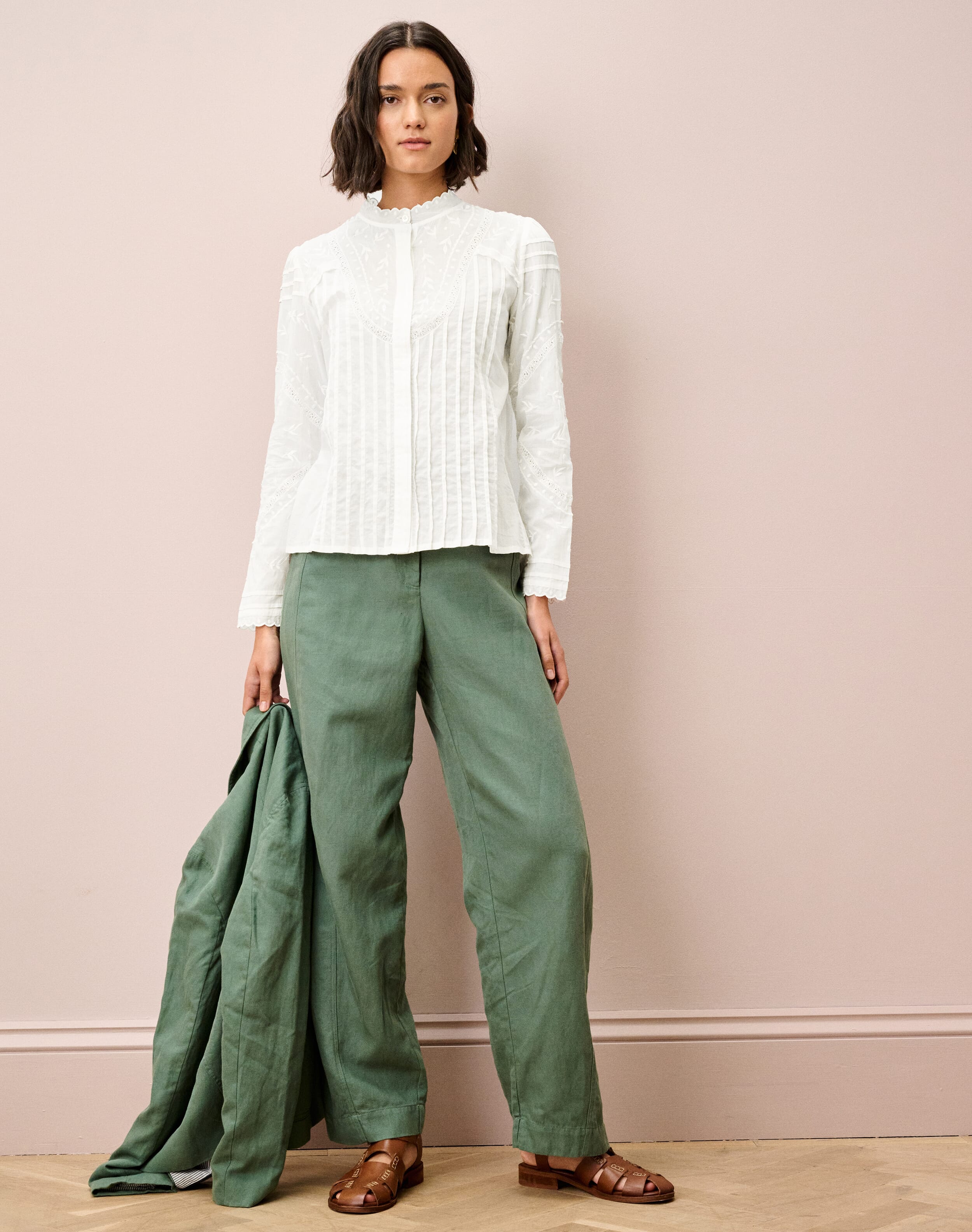 Organic Cotton Embroidered Blouse