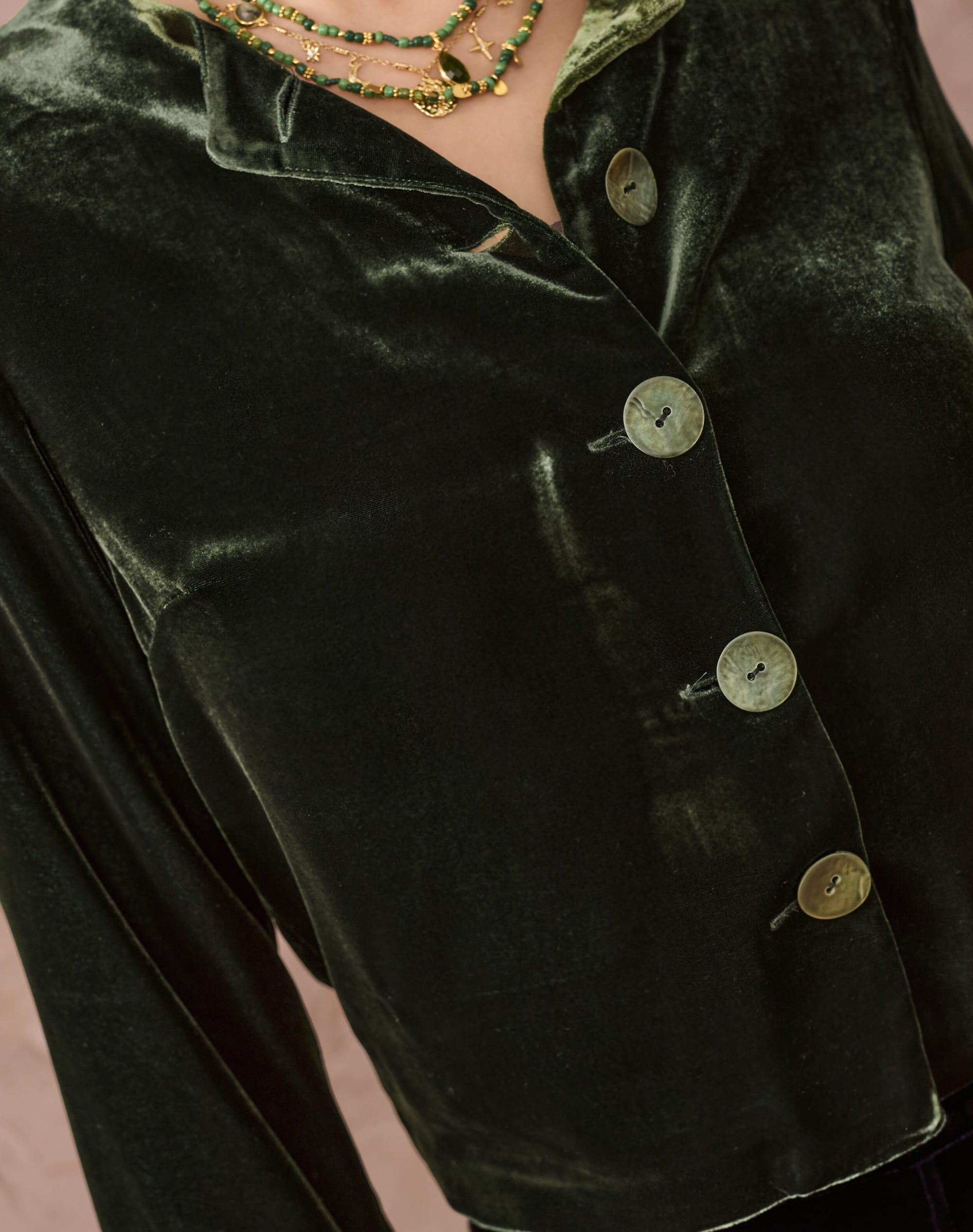 Silk Velvet Cardigan