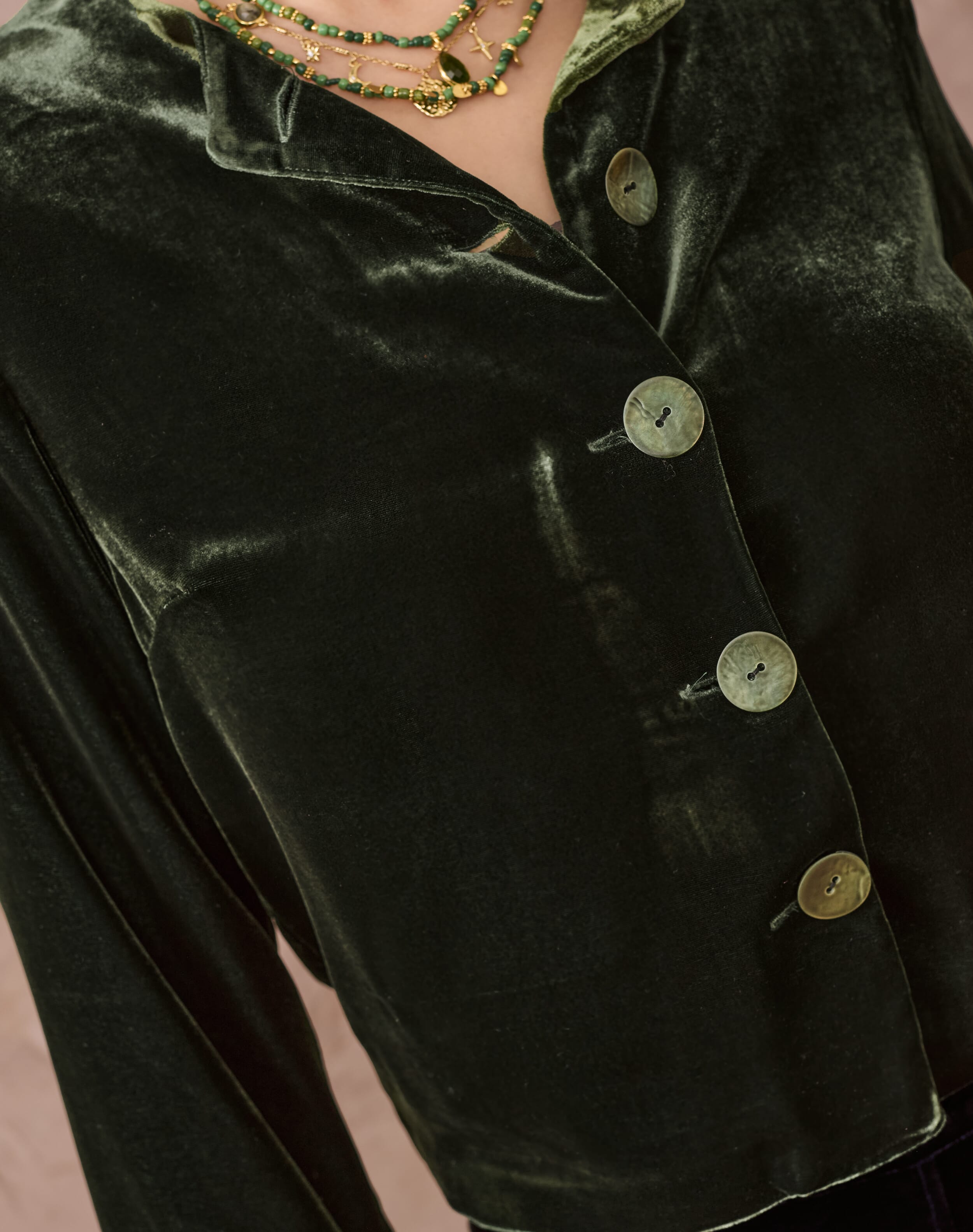 Silk Velvet Cardigan