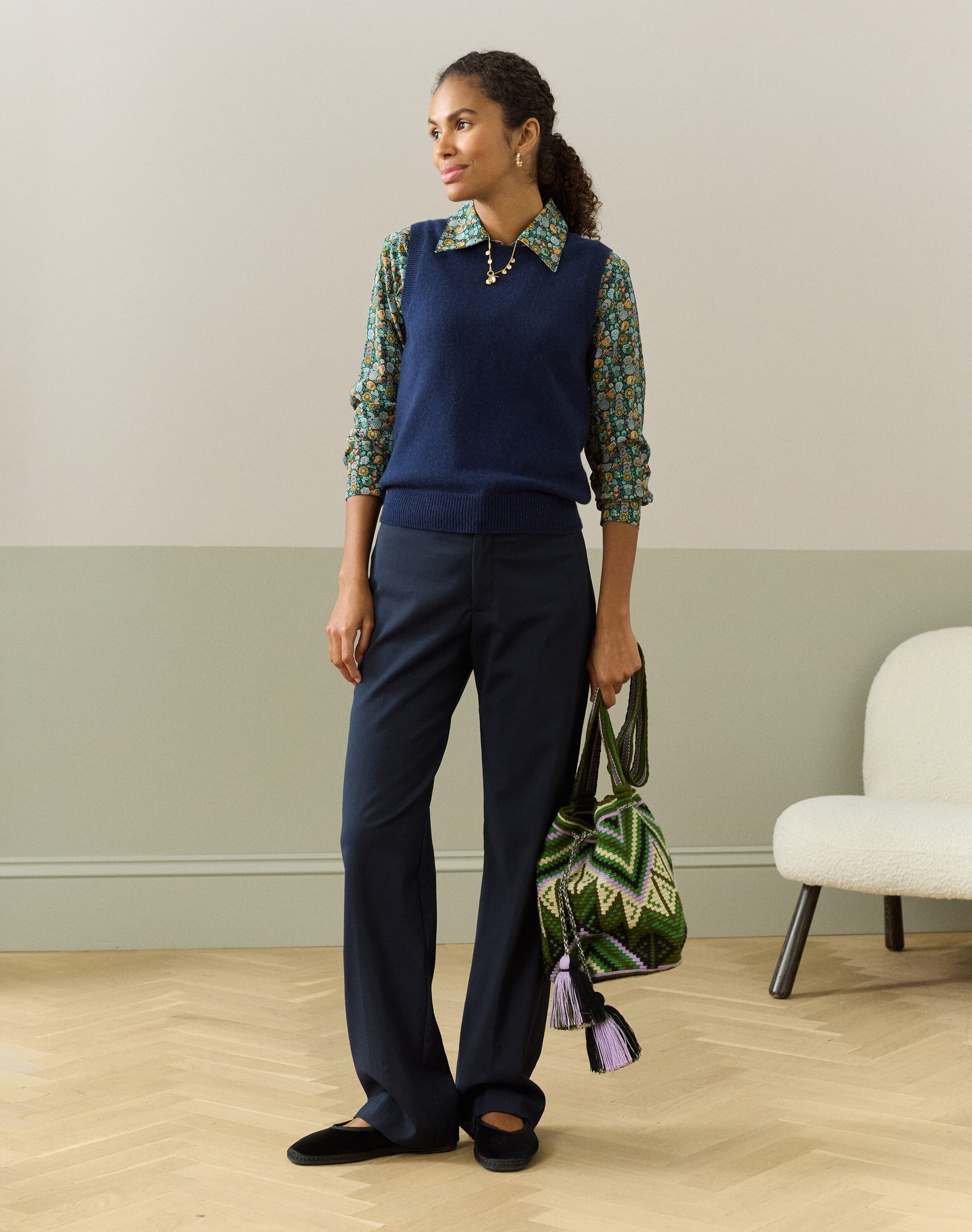 Liberty Print Silk Shirt