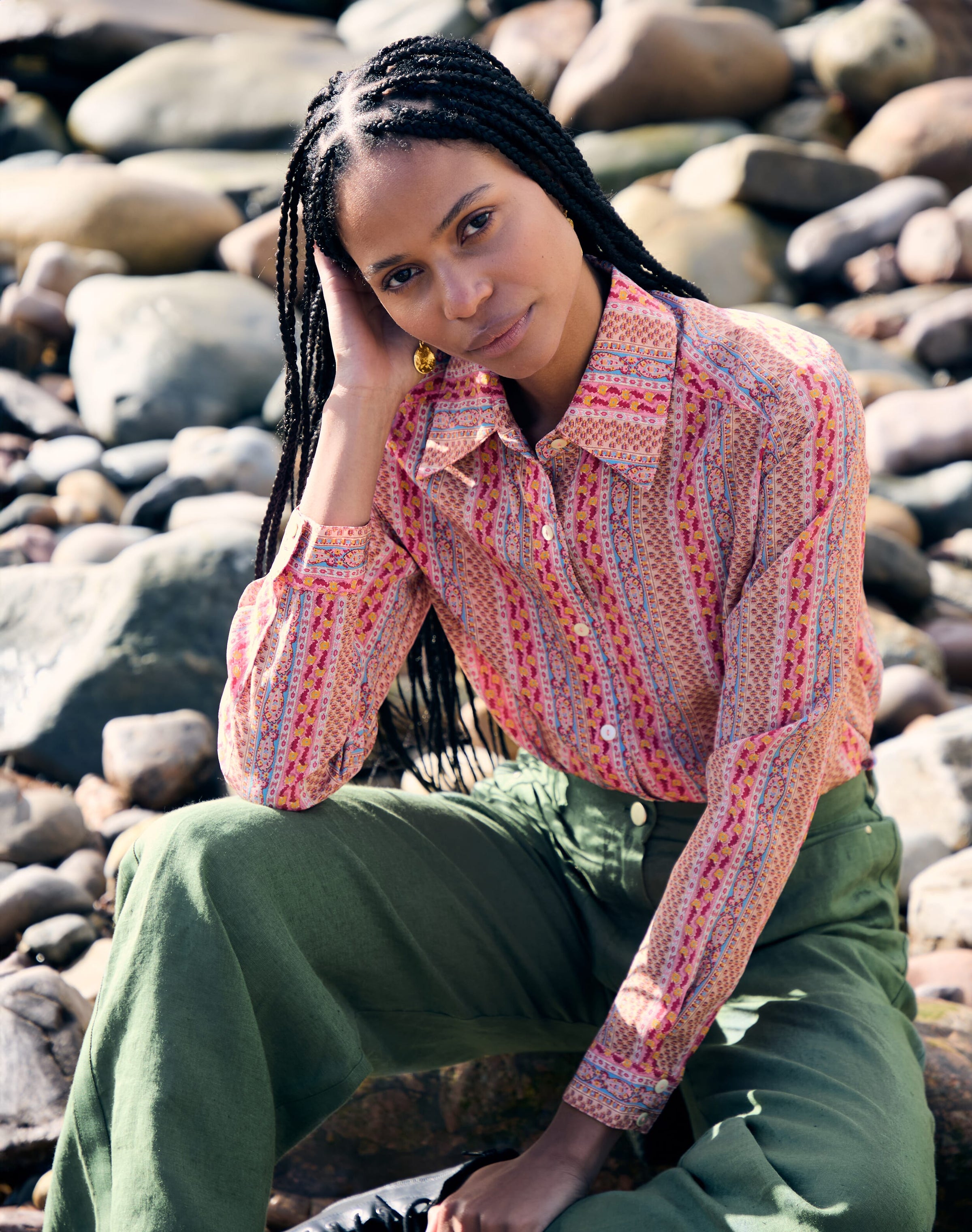 Liberty Print Silk Shirt